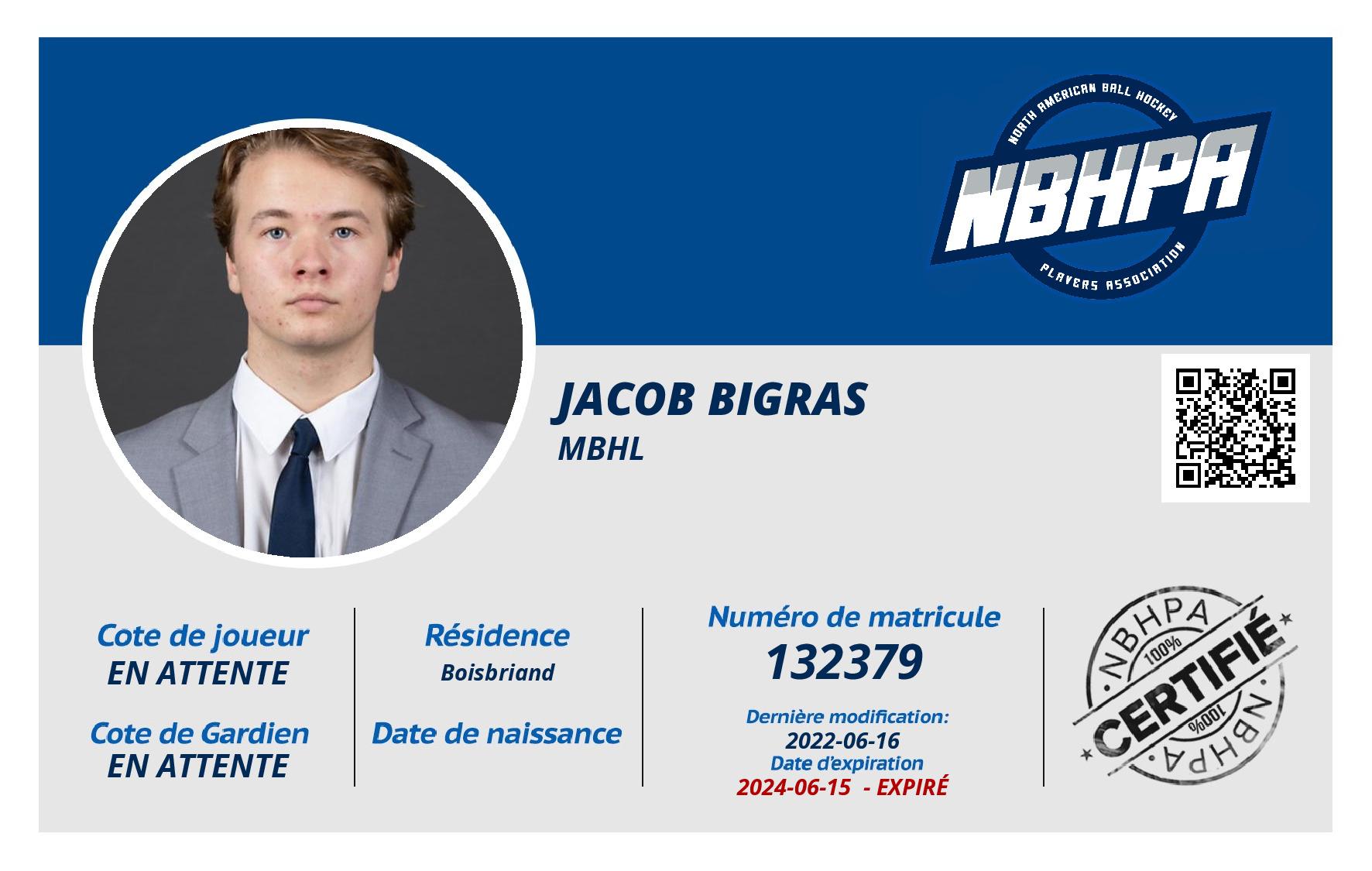 Jacob Bigras