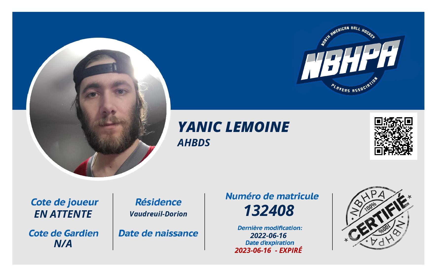 Yanic Lemoine