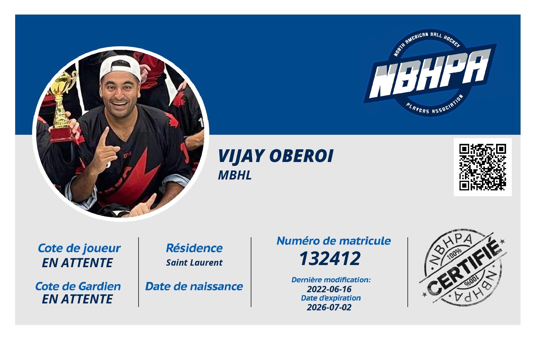 Vijay Oberoi