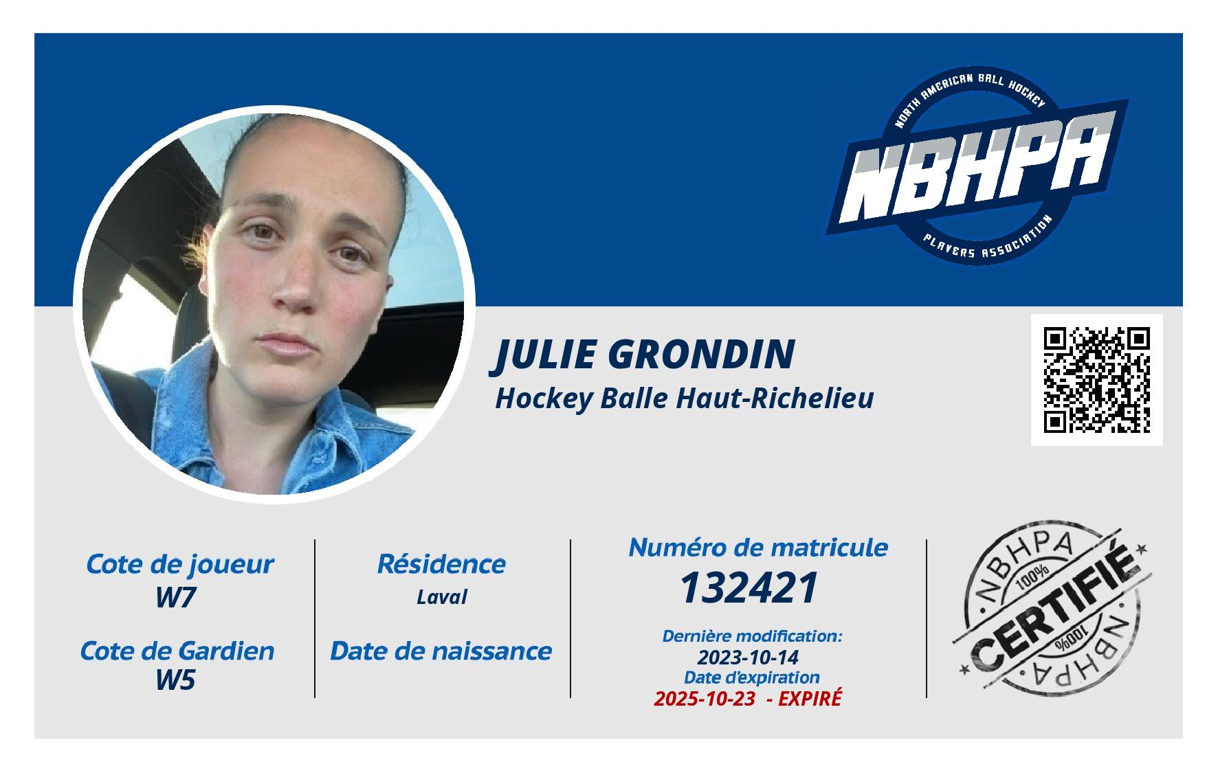 Julie Grondin