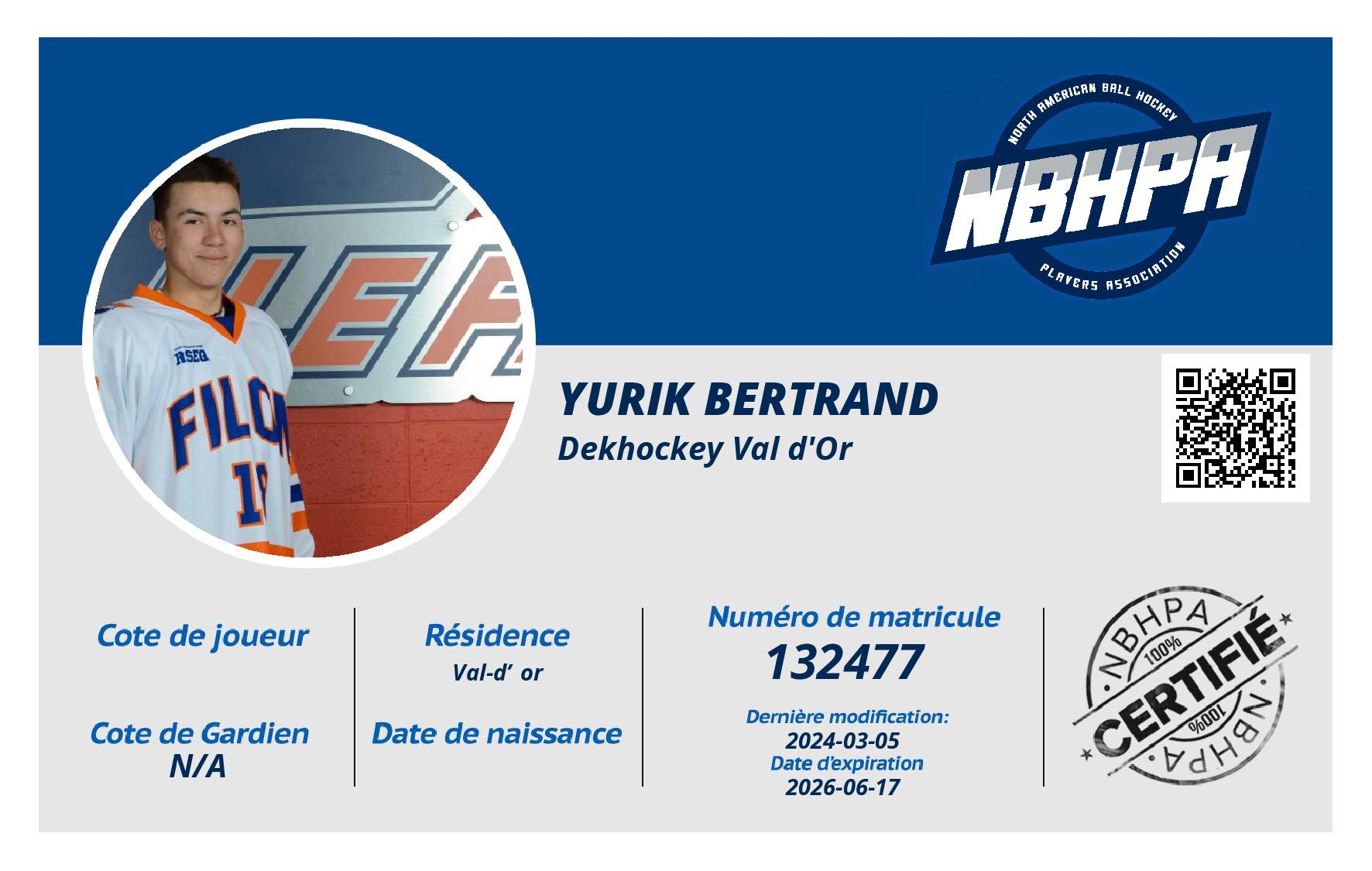 Yurik Bertrand