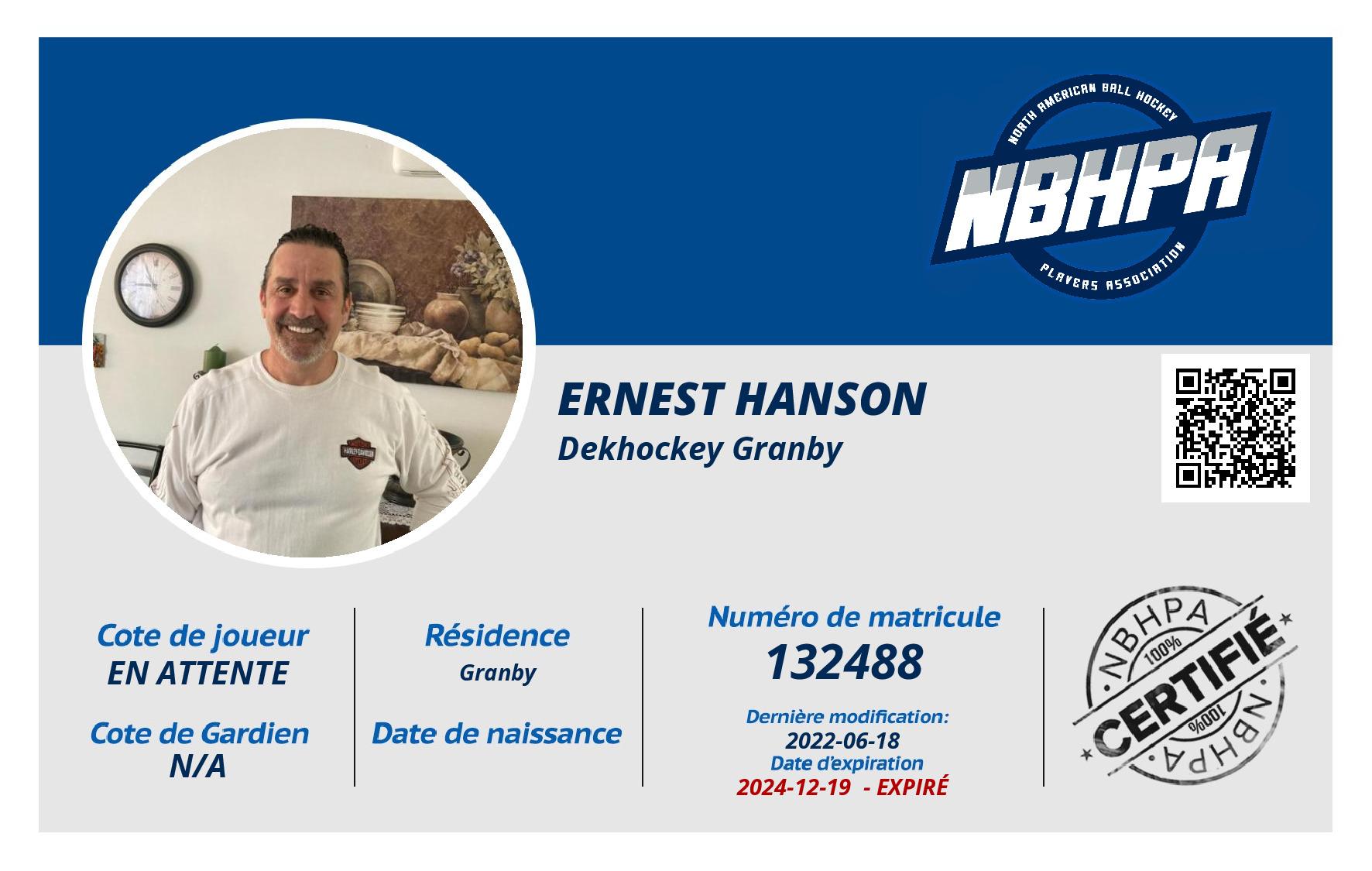 Ernest Hanson