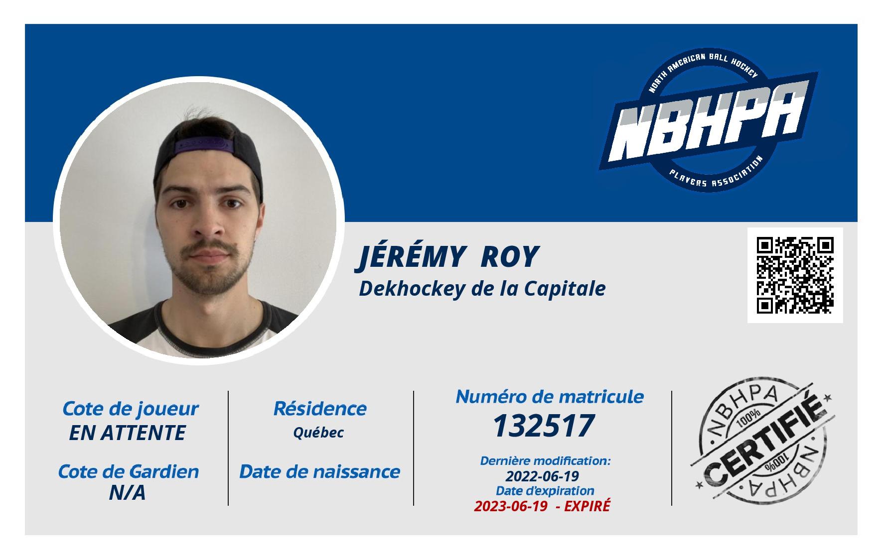 Jérémy  Roy