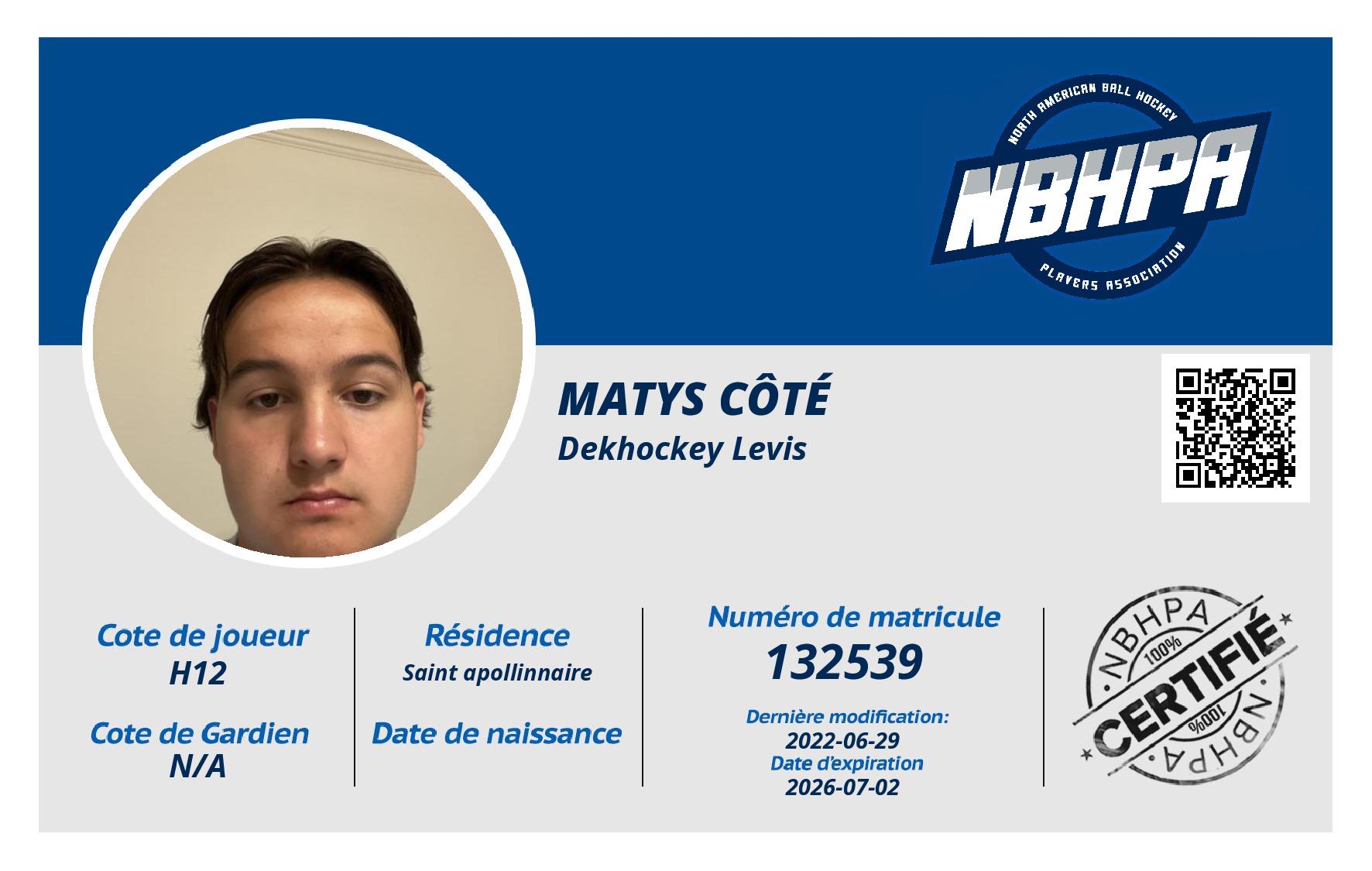 Matys Côté