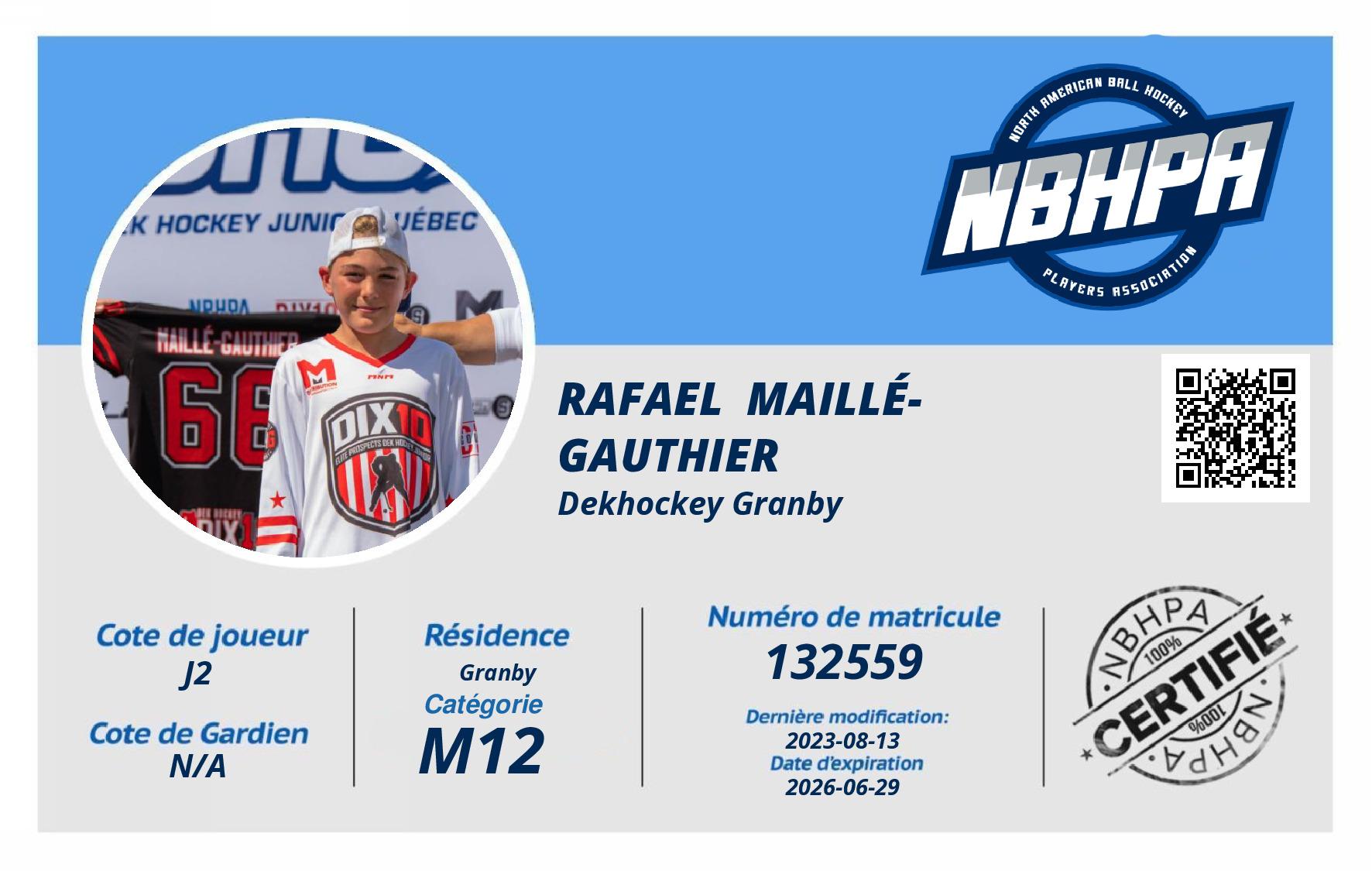 Rafael  Maillé-Gauthier