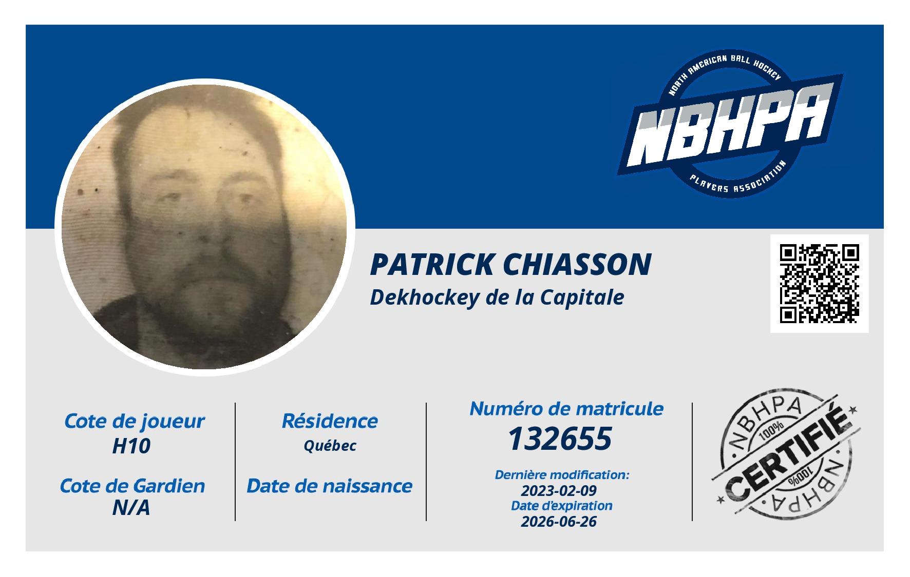 Patrick Chiasson