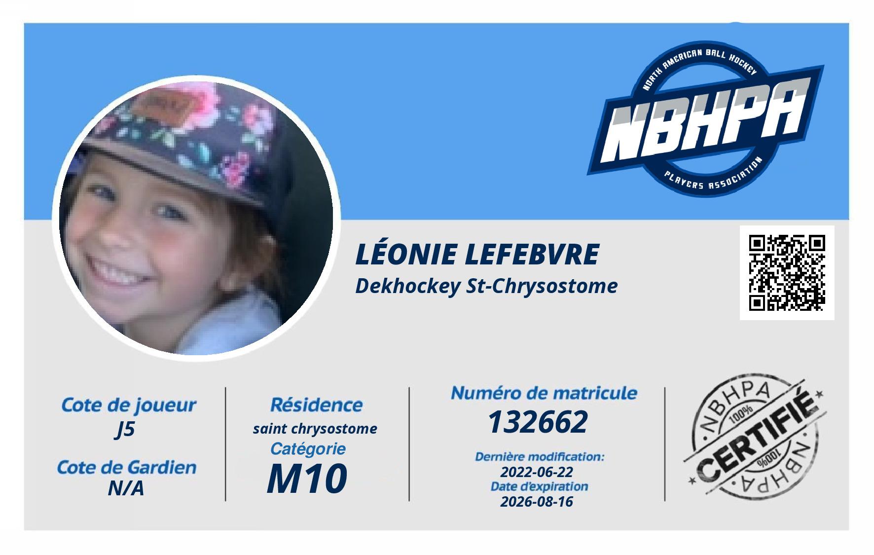 Léonie Lefebvre