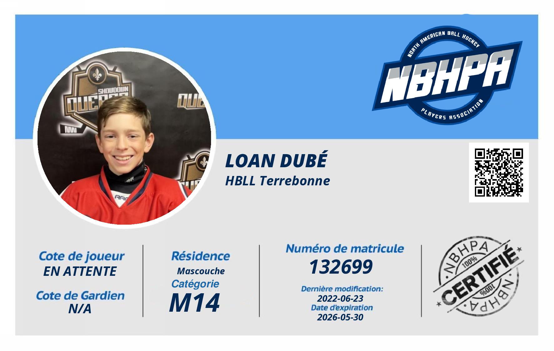 Loan Dubé