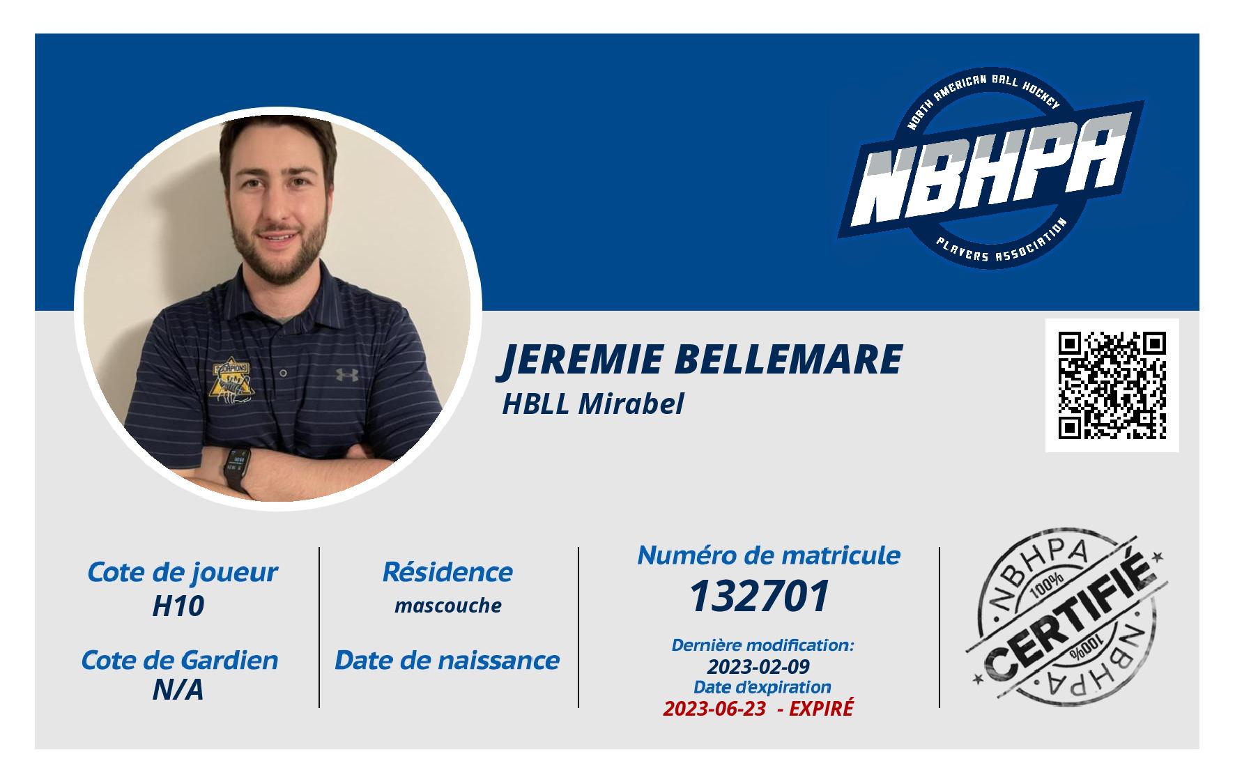 Jeremie Bellemare