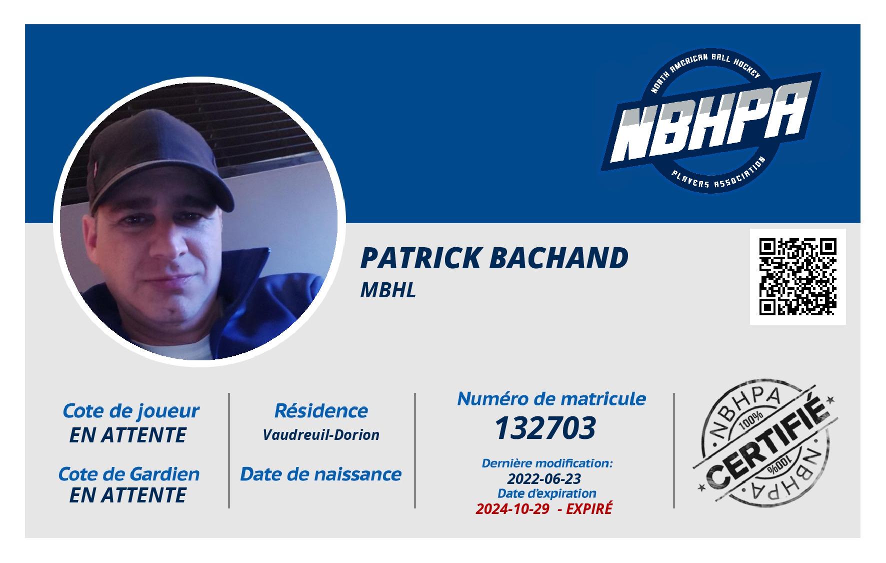 Patrick Bachand