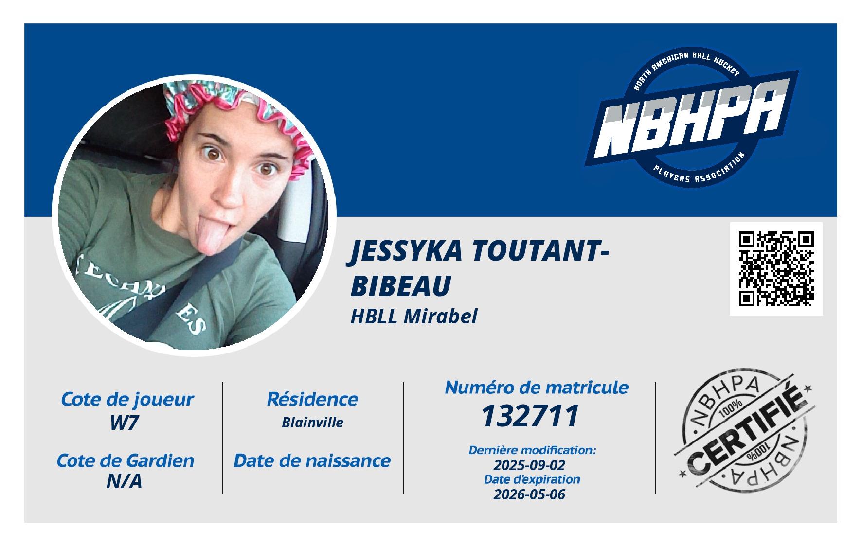 Jessyka Toutant-Bibeau