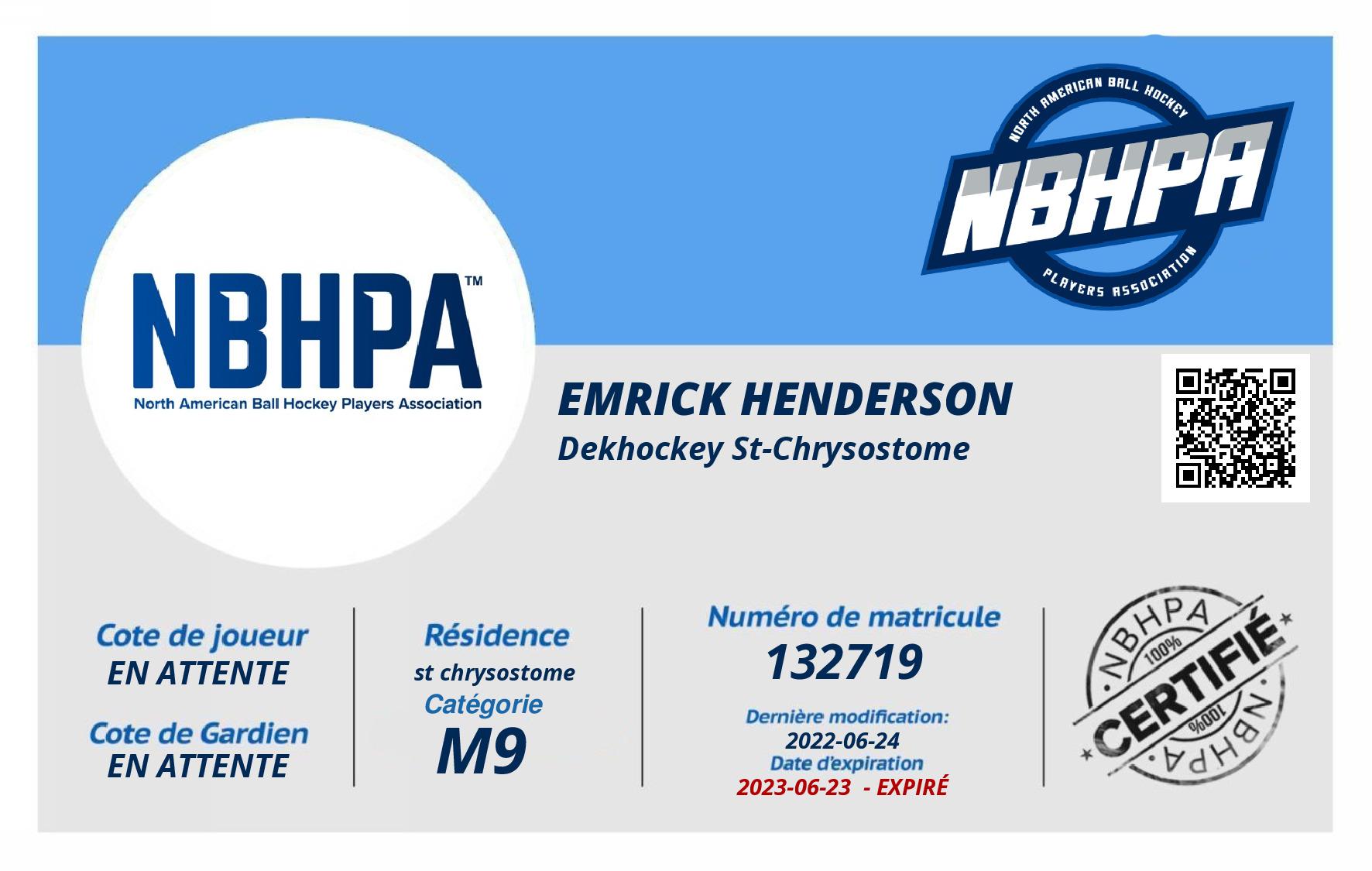 Emrick Henderson
