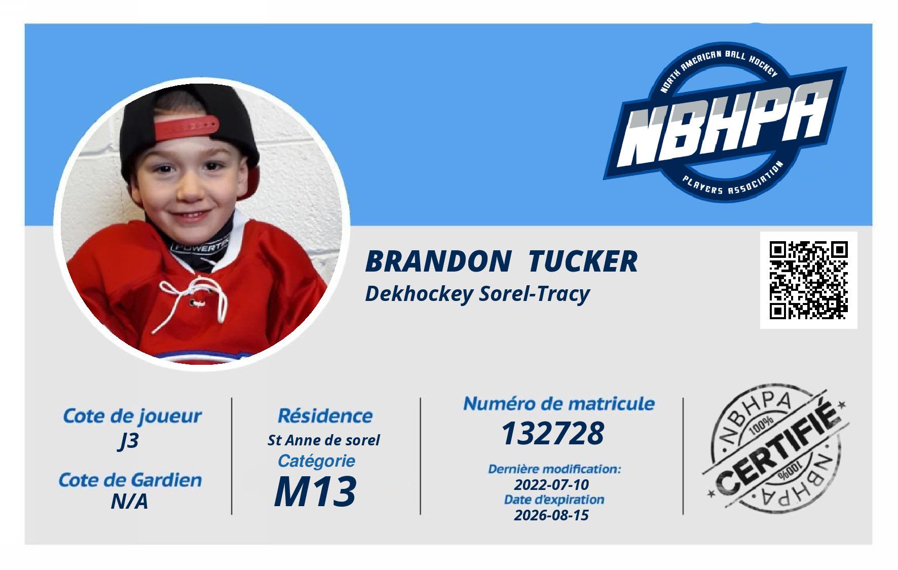 Brandon  Tucker 