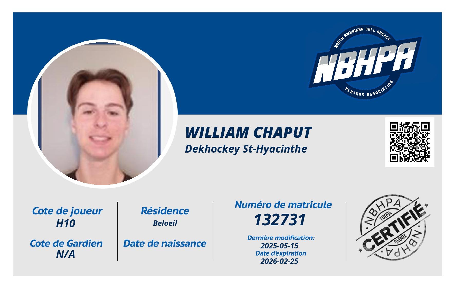 William Chaput