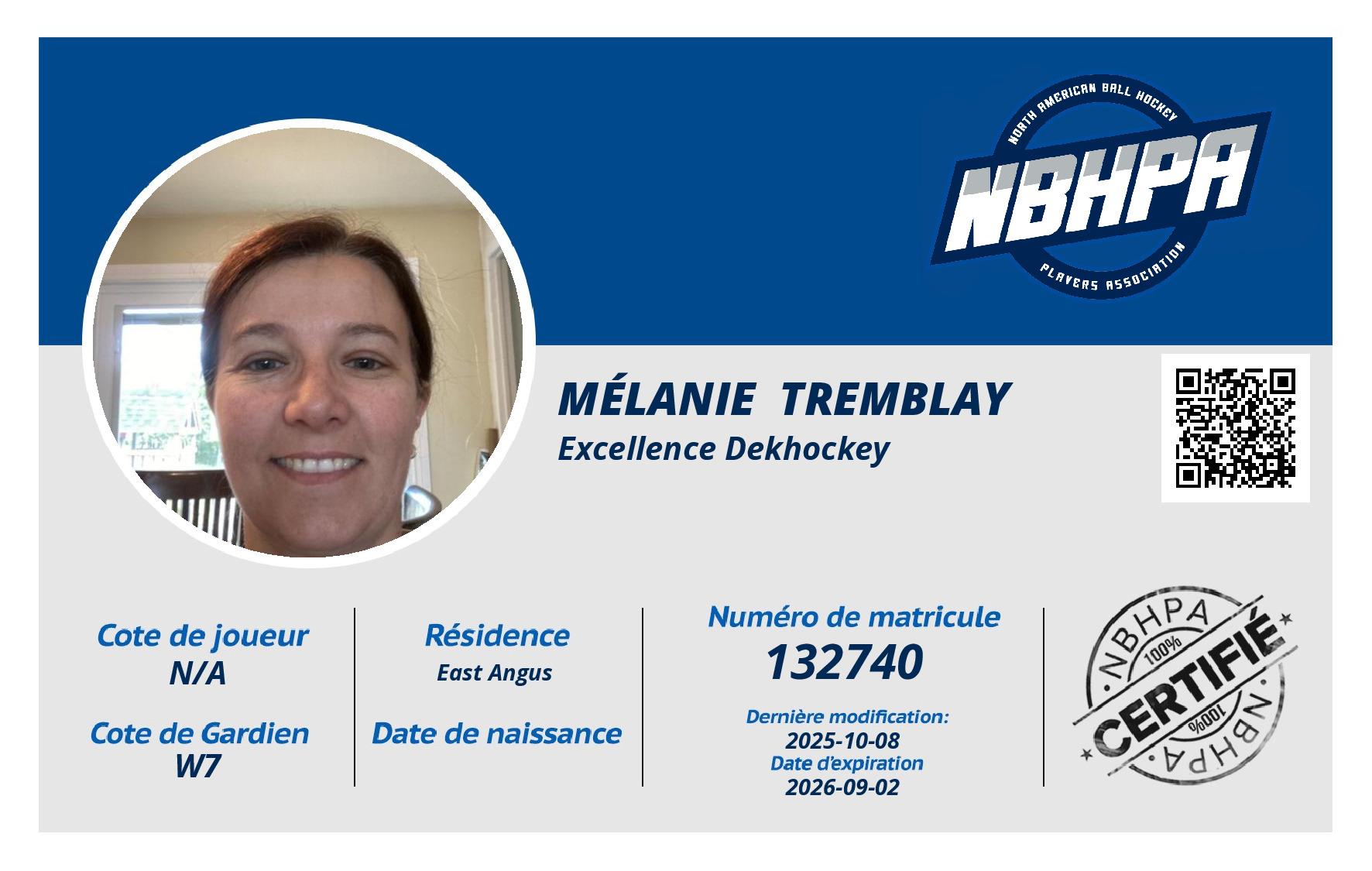 Mélanie  Tremblay