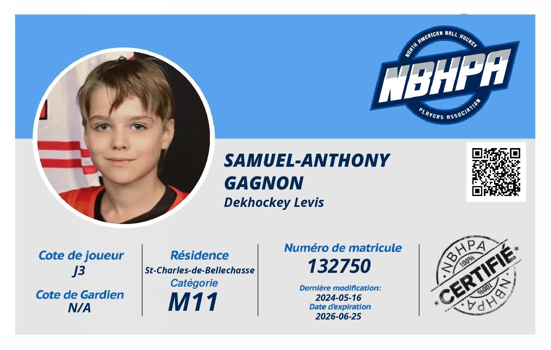 Samuel-Anthony Gagnon