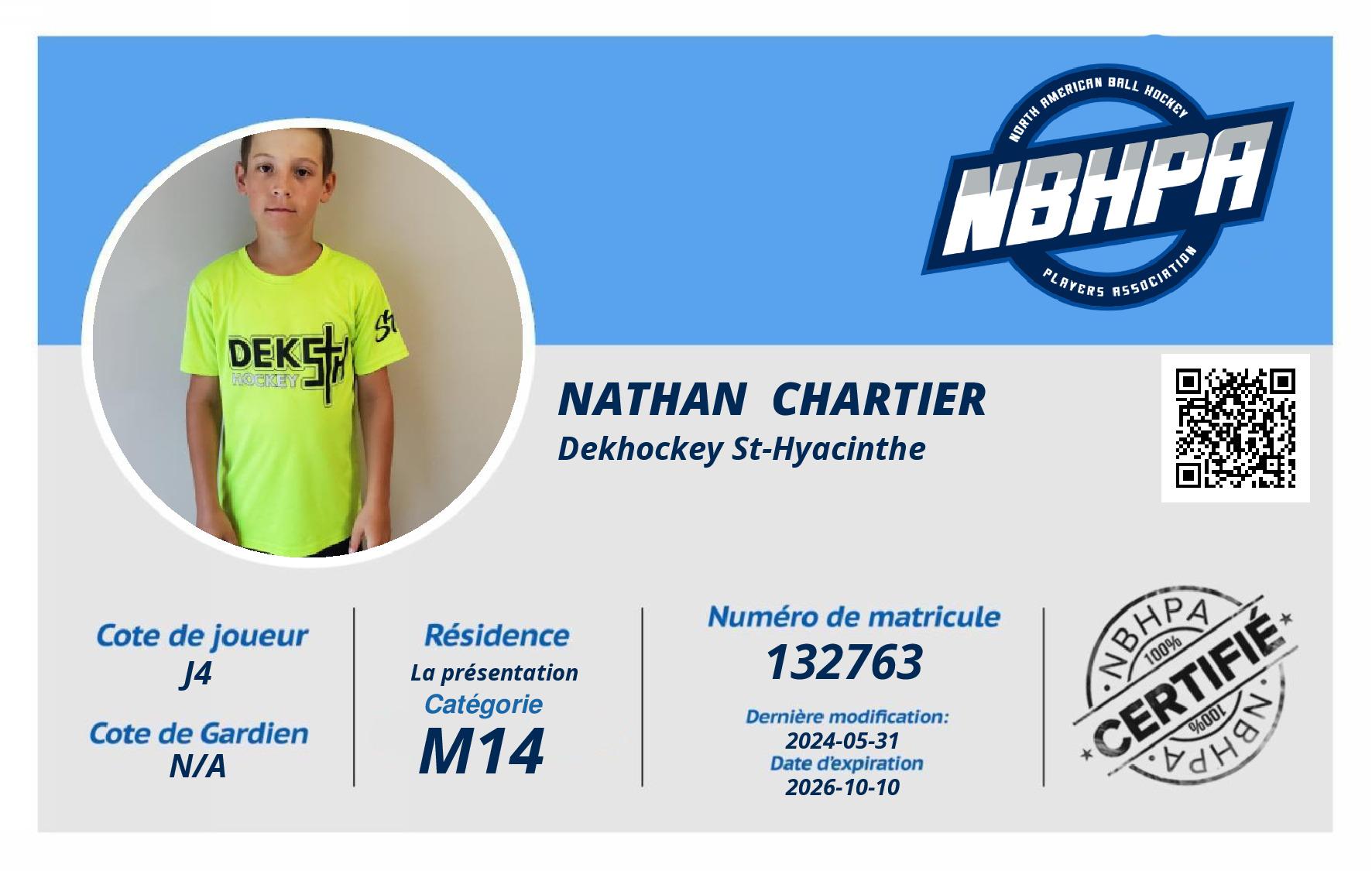 Nathan  Chartier 