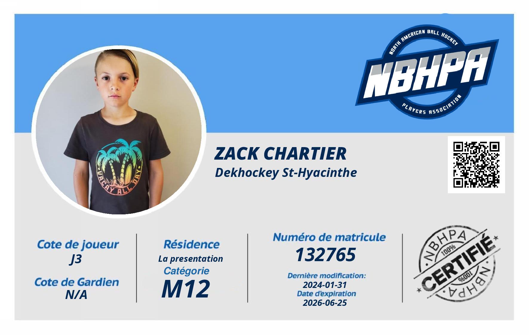 Zack Chartier