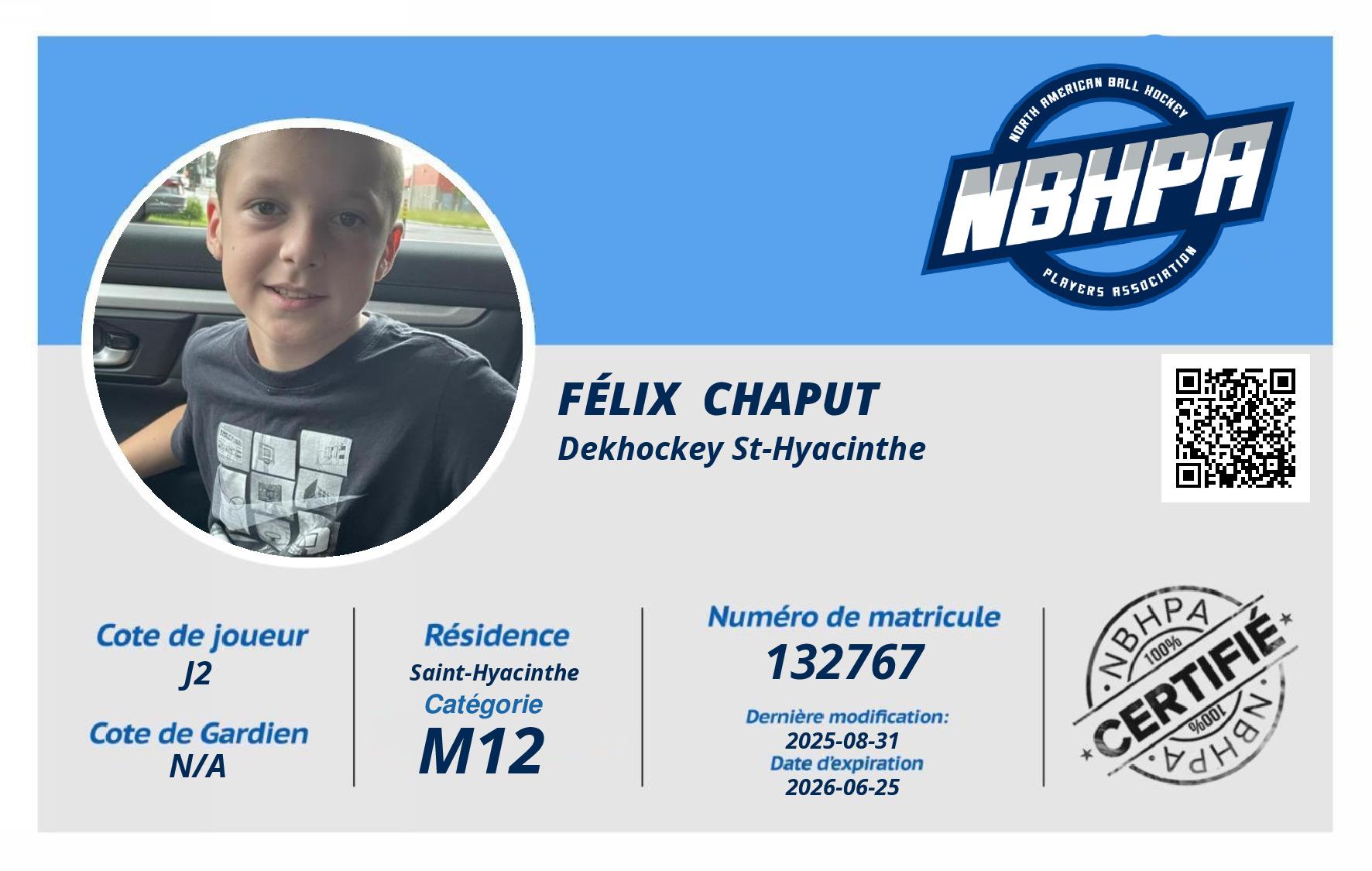 Félix  Chaput 