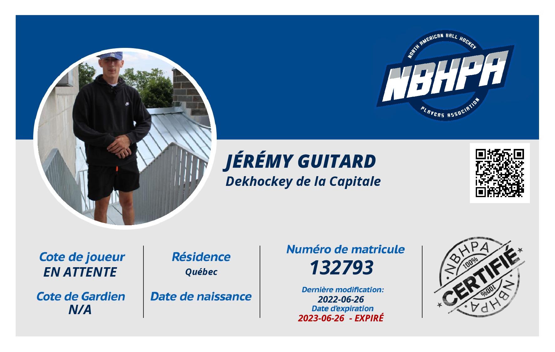 Jérémy Guitard