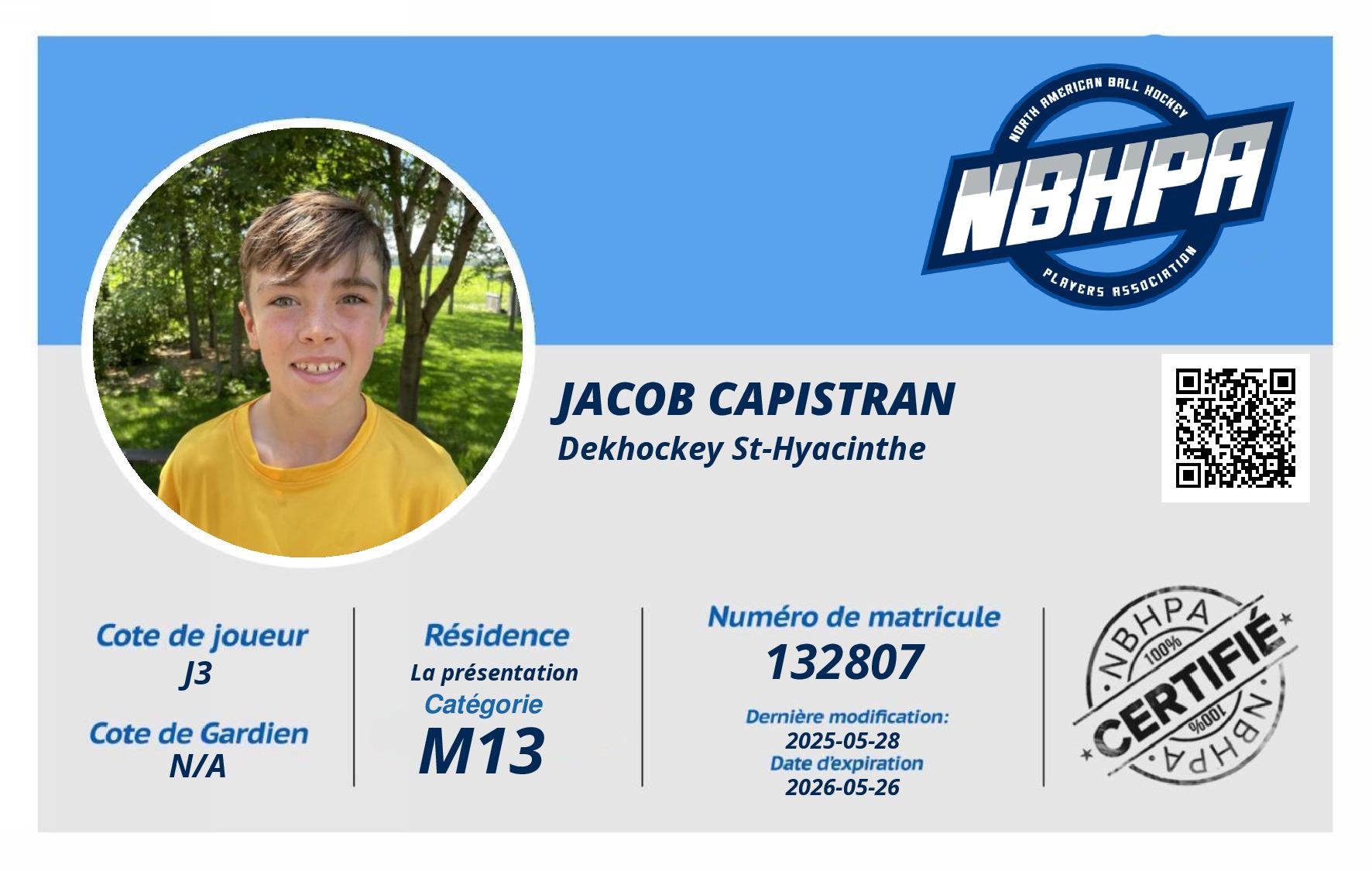 Jacob Capistran 