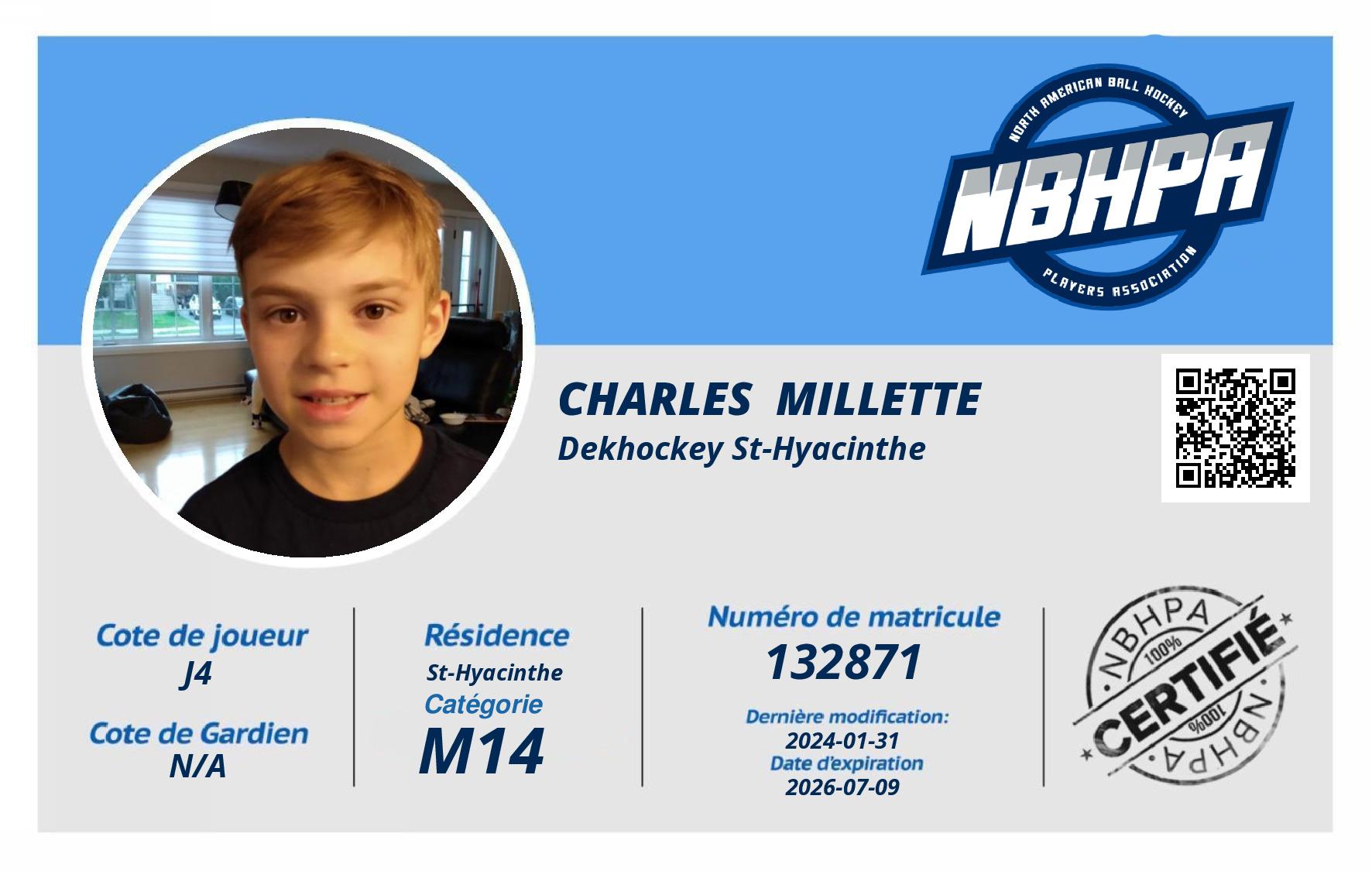 Charles  Millette