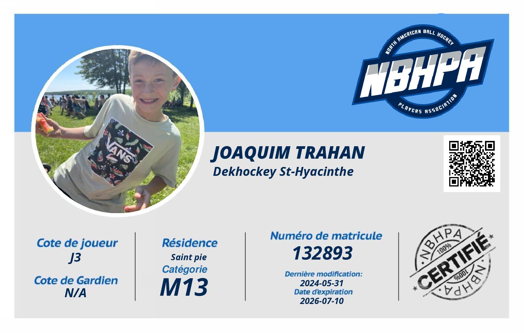 Joaquim Trahan