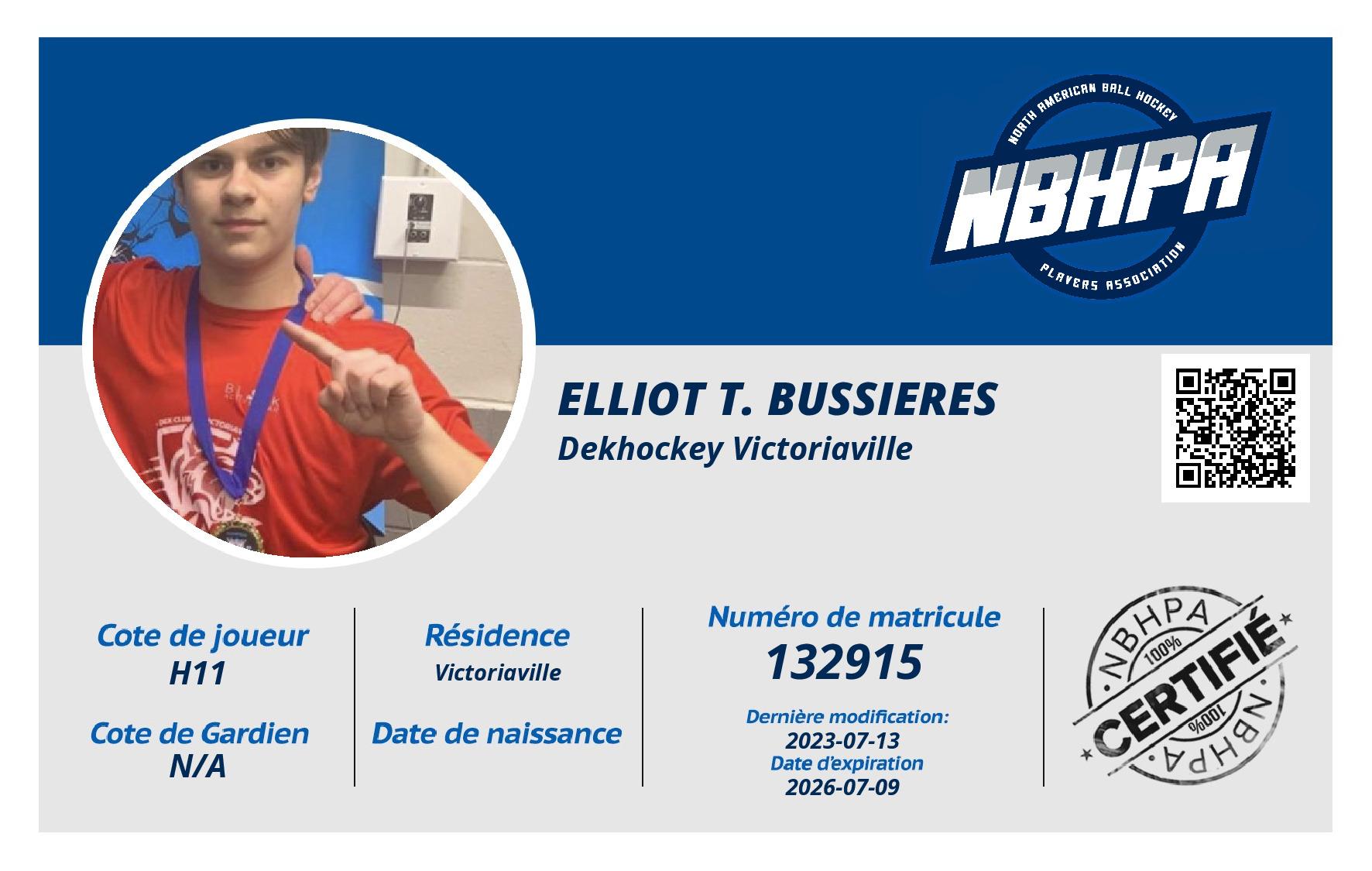 Elliot T. Bussieres