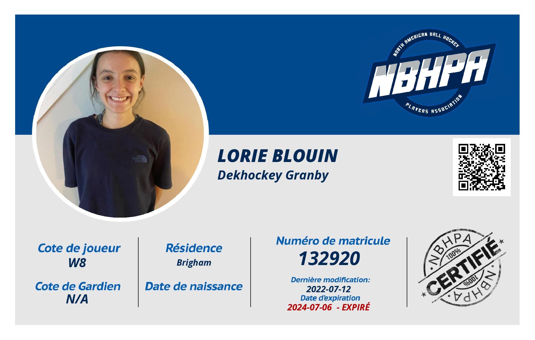Lorie Blouin