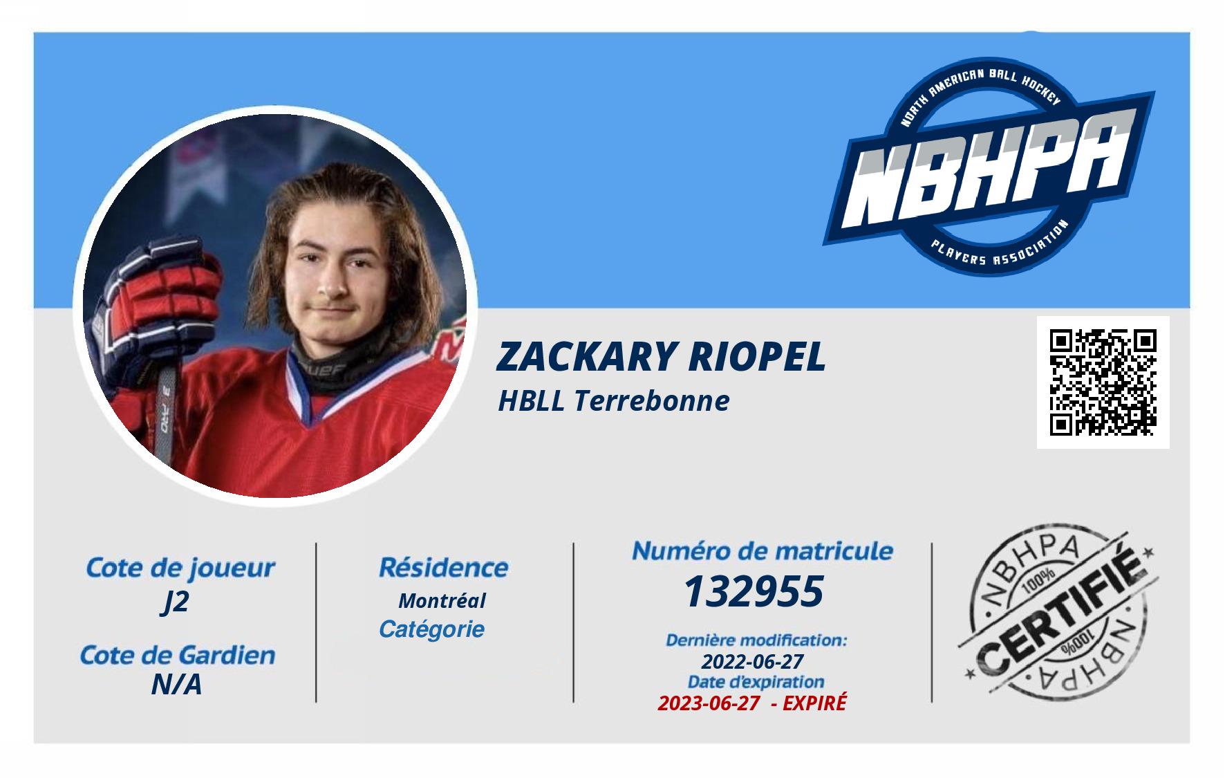 Zackary Riopel