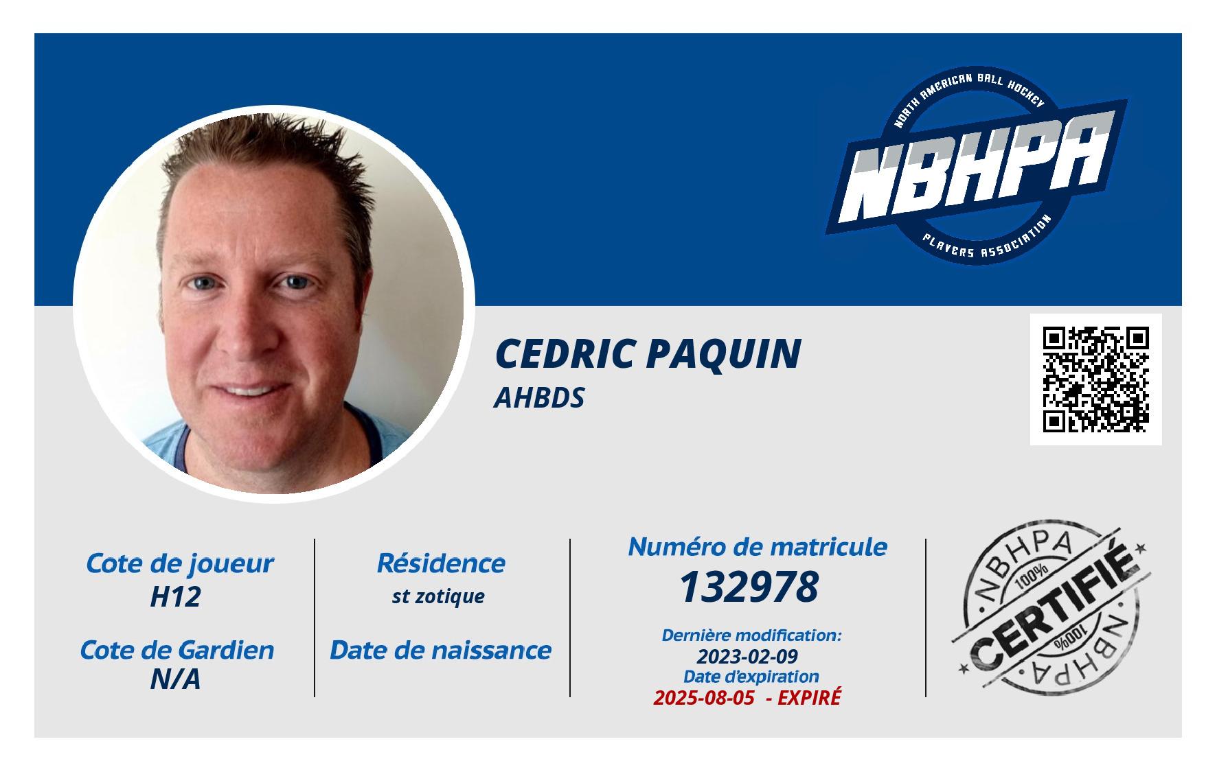 Cedric Paquin