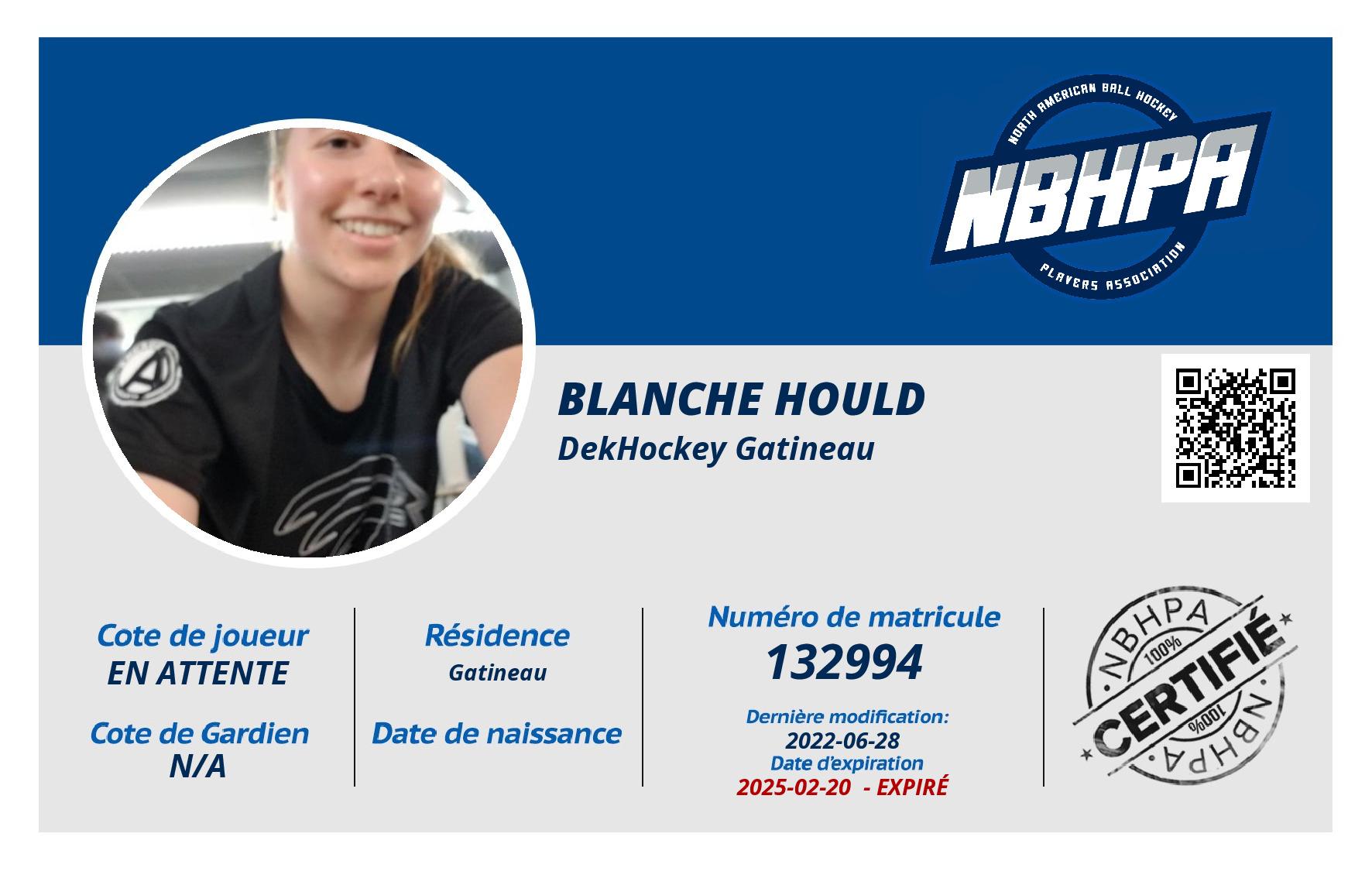 Blanche Hould
