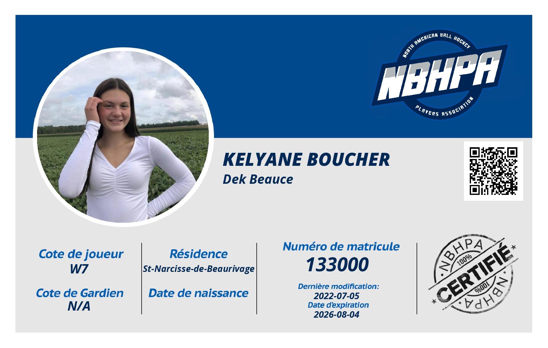 Kelyane Boucher 