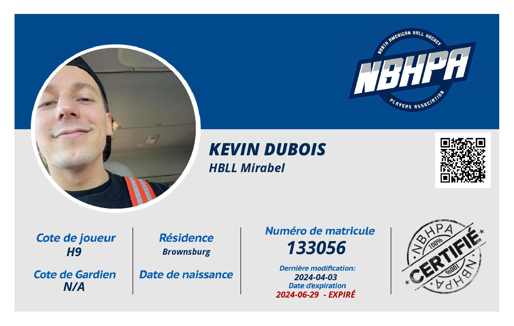 Kevin Dubois
