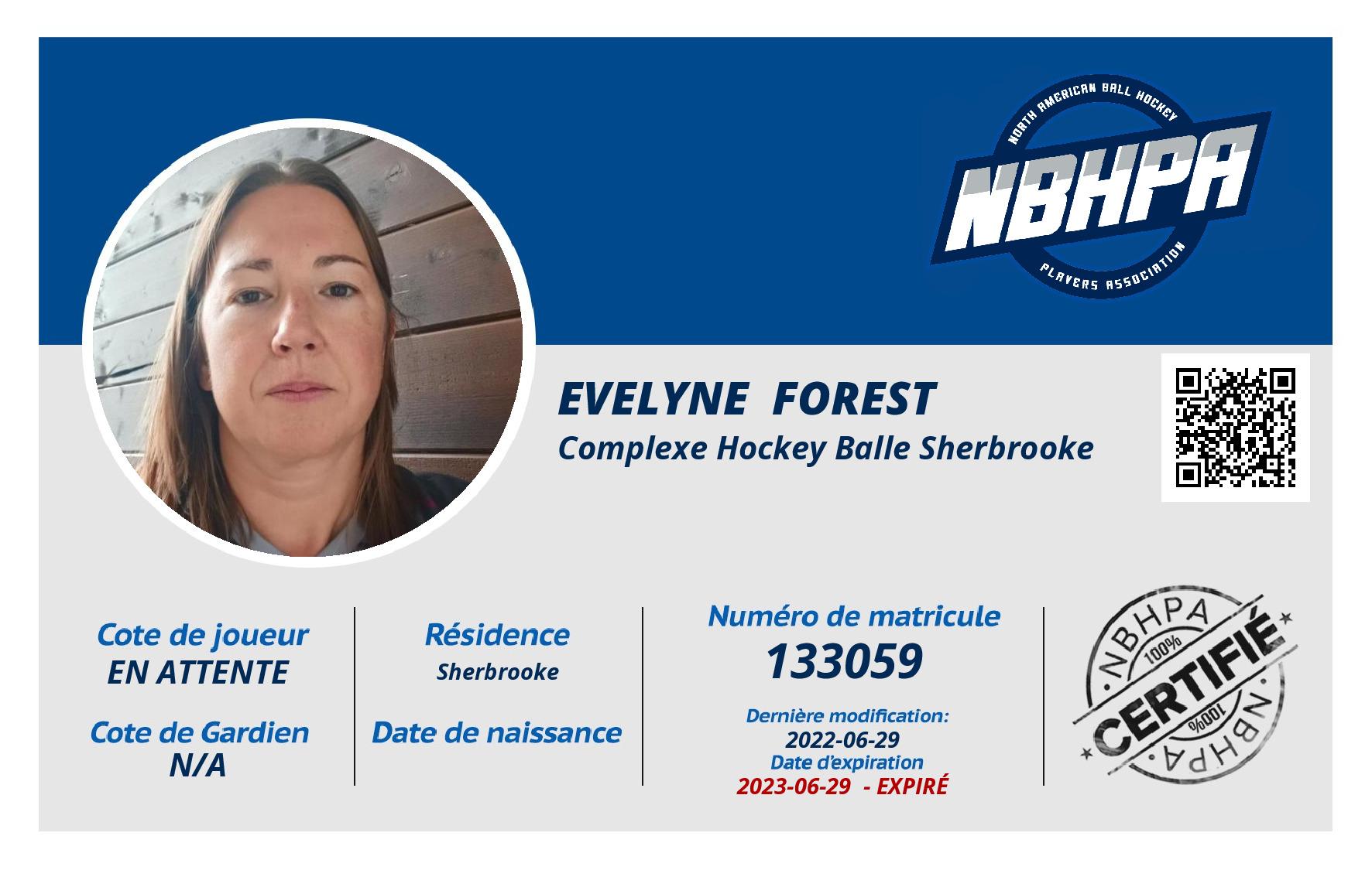 Evelyne  Forest