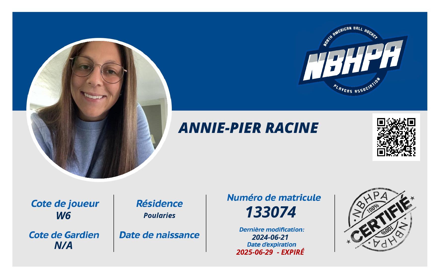 Annie-Pier Racine