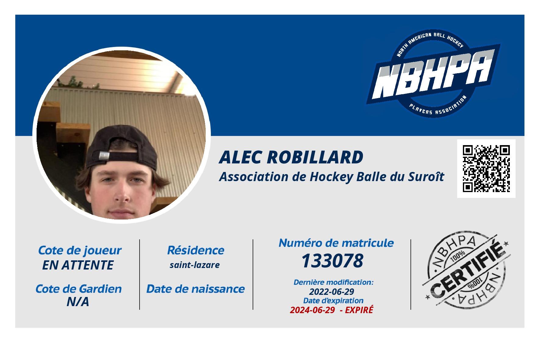 Alec Robillard