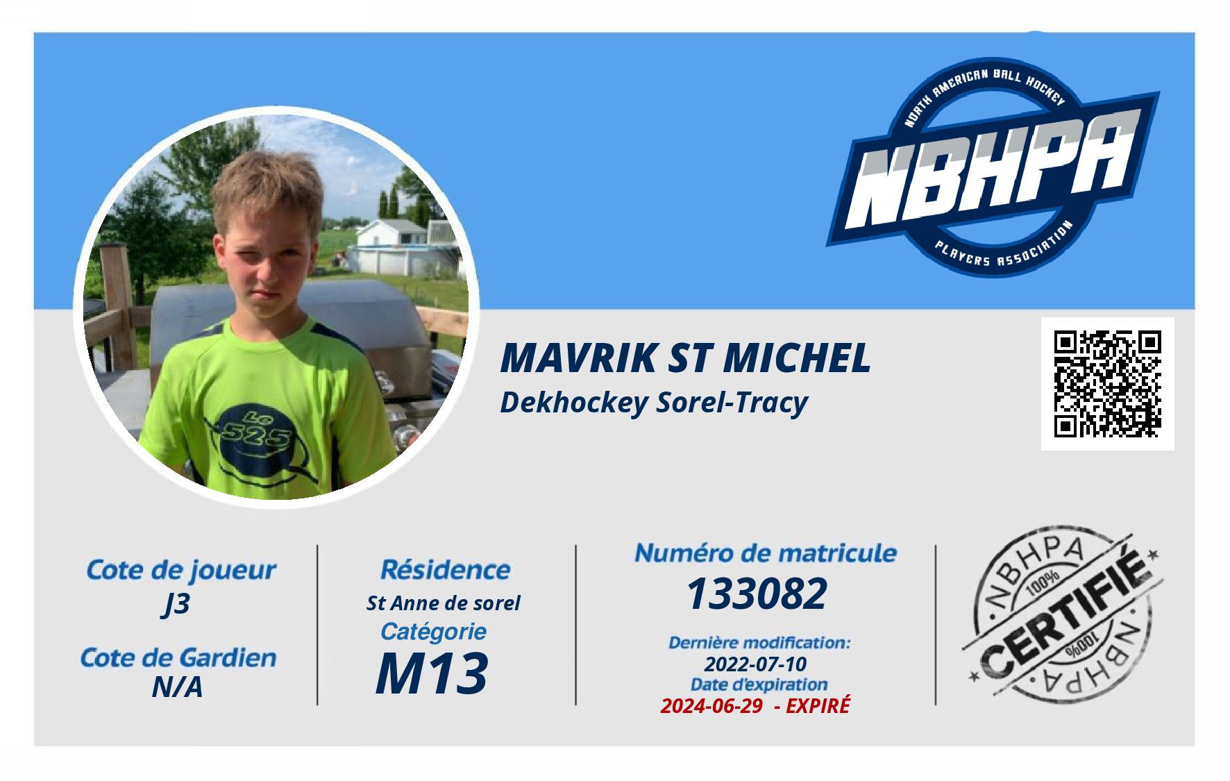 Mavrik St Michel 