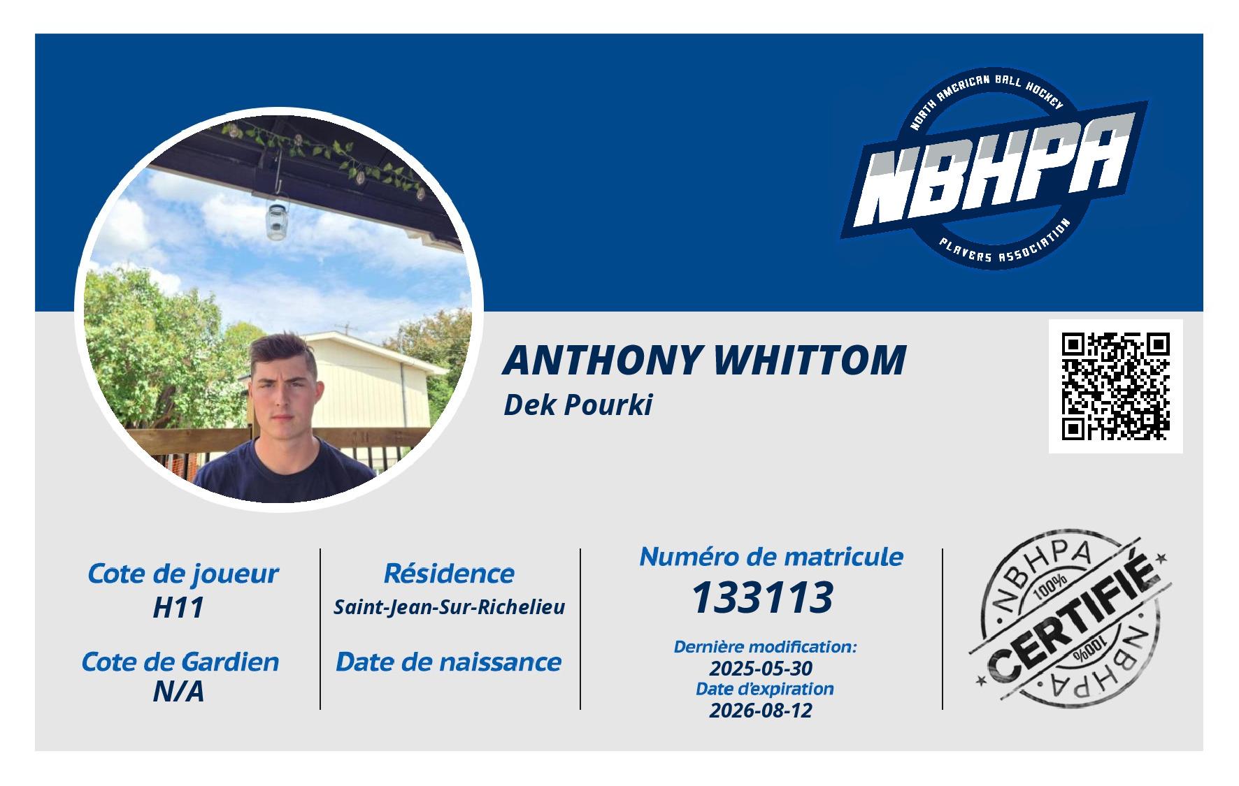 Anthony Whittom