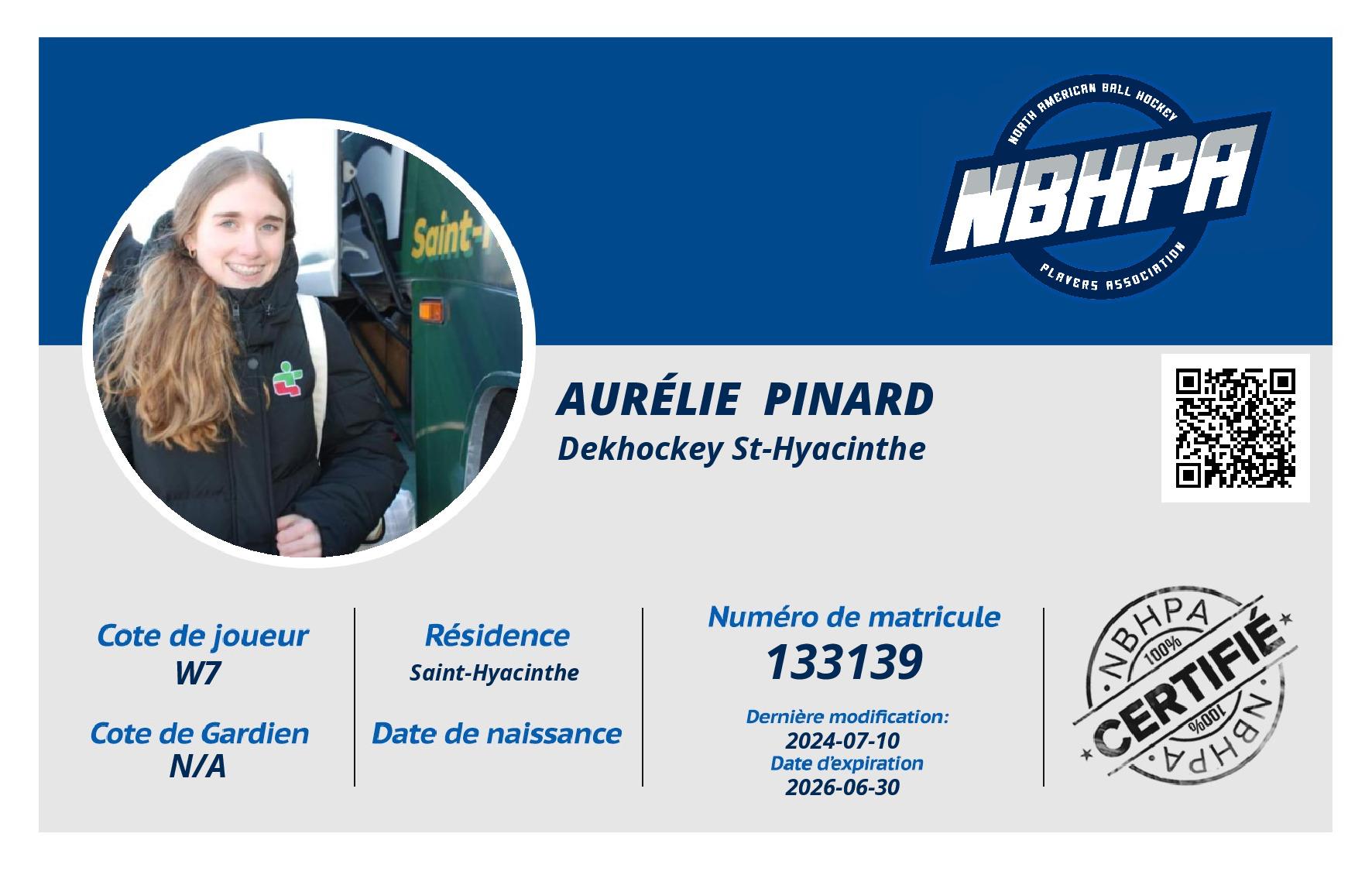 Aurélie  Pinard