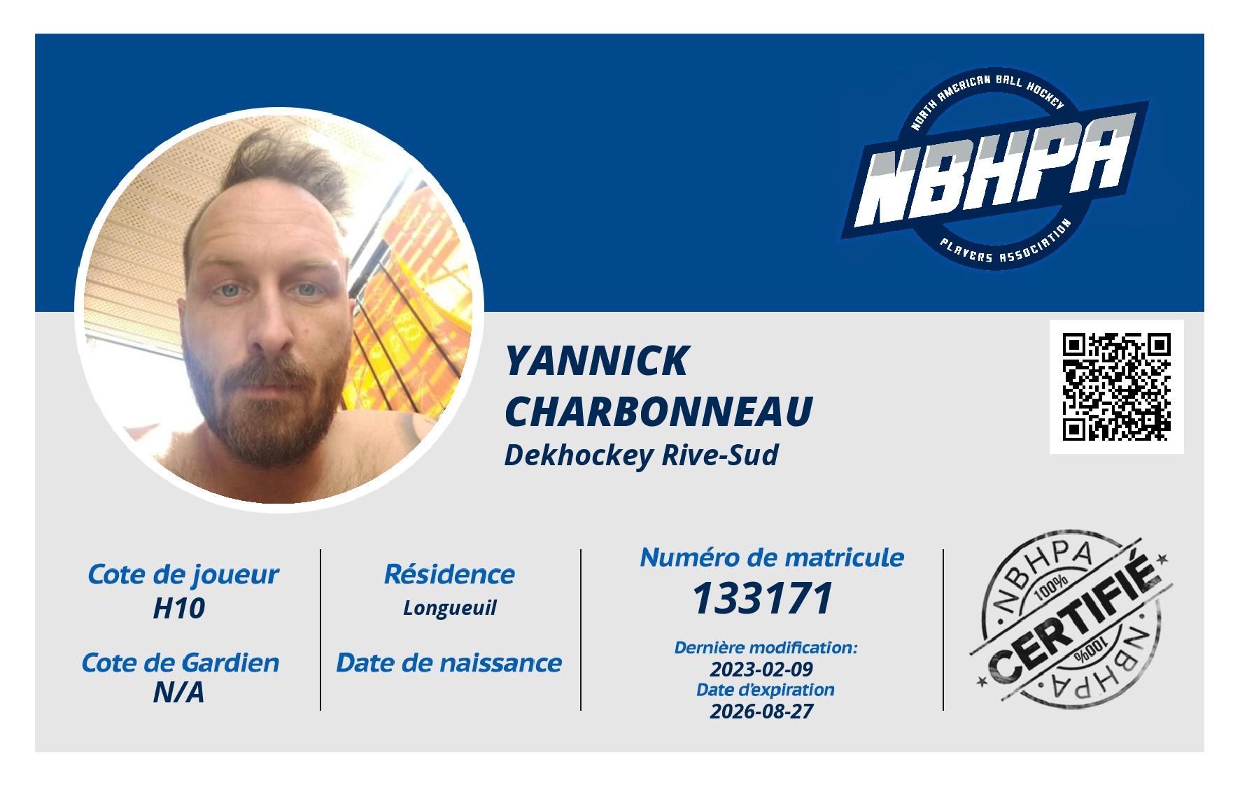 Yannick Charbonneau