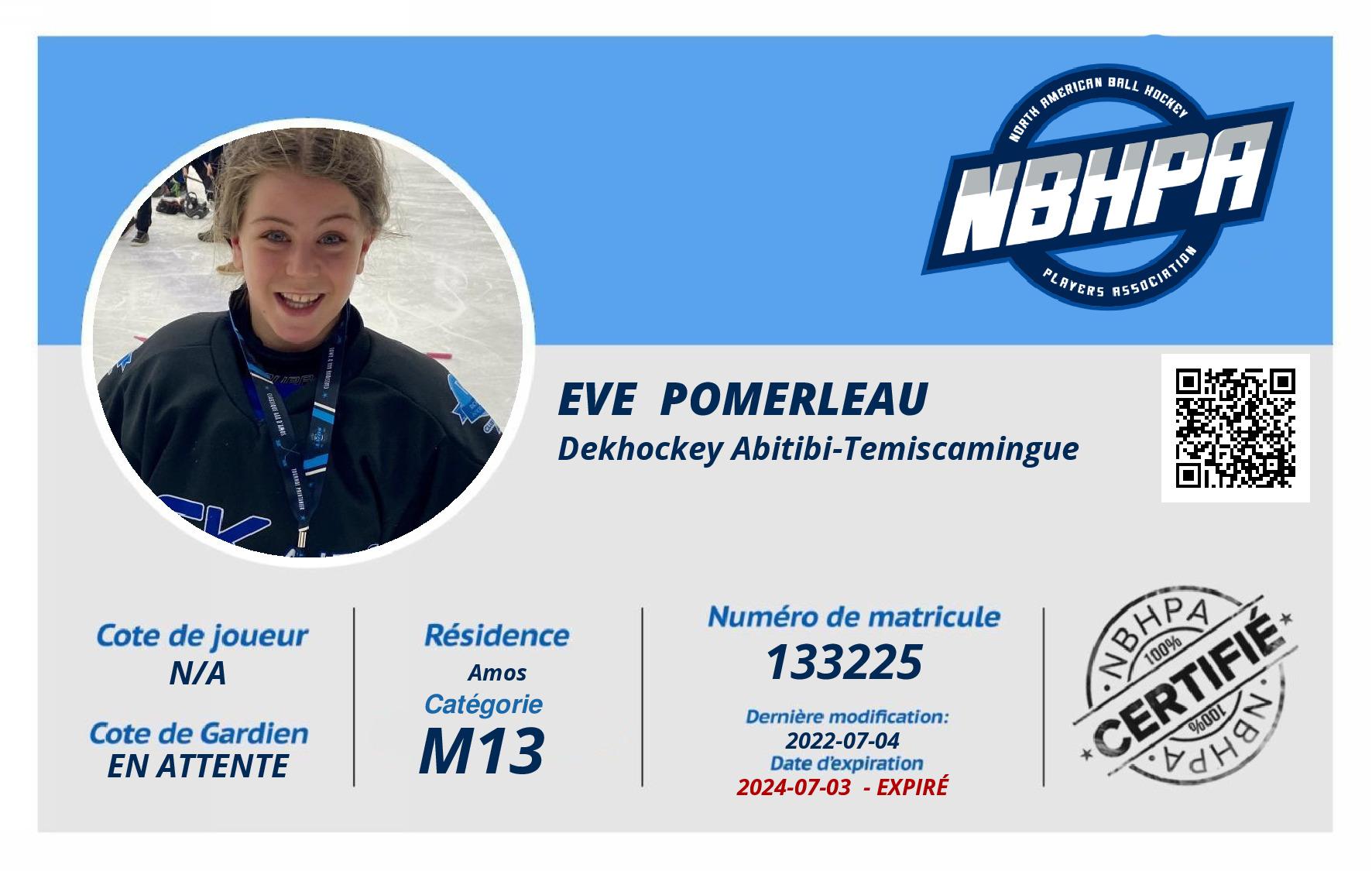 Eve  Pomerleau