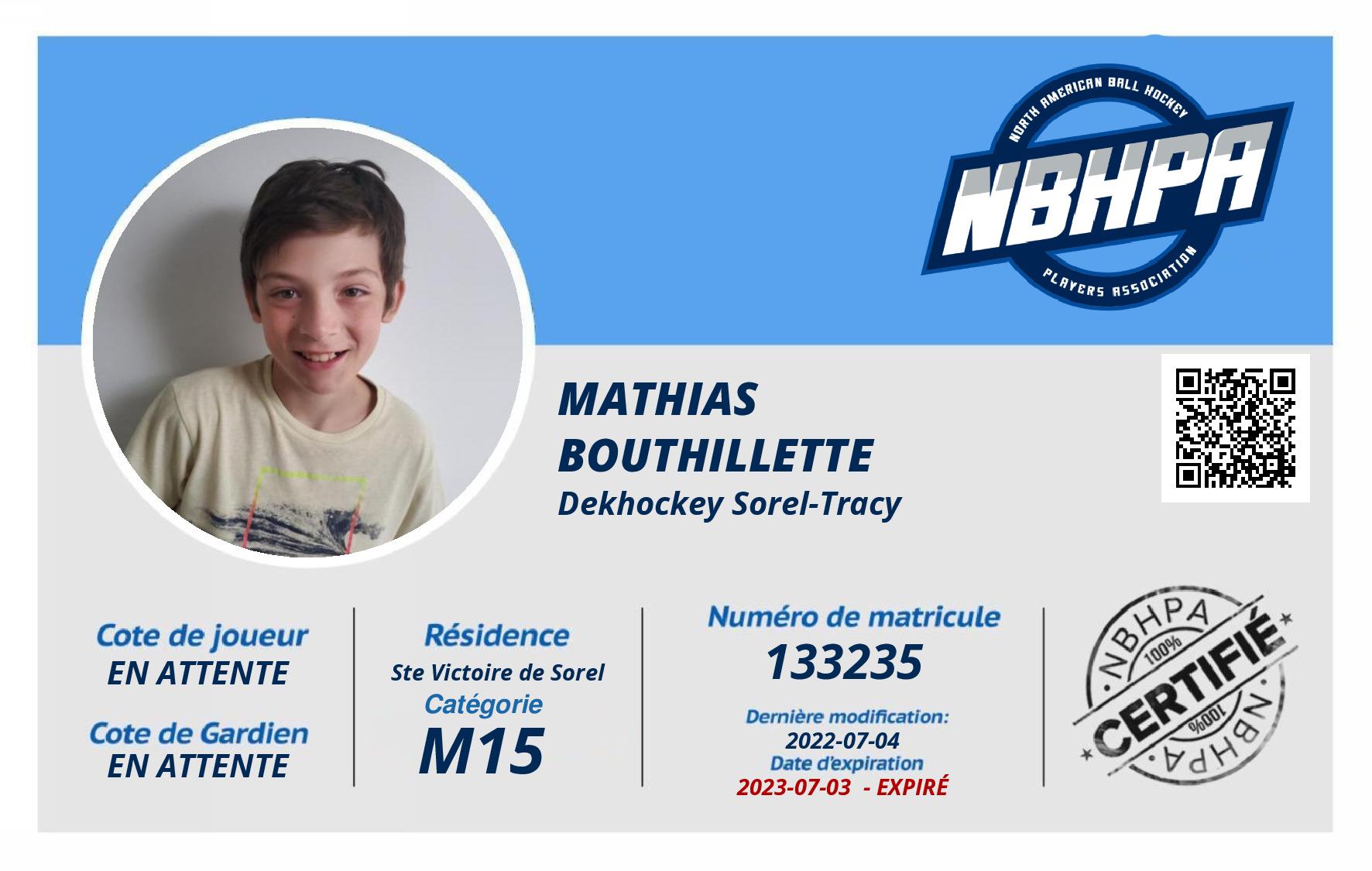 Mathias  Bouthillette 