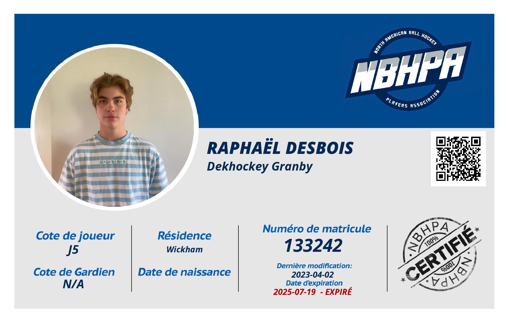 Raphaël Desbois