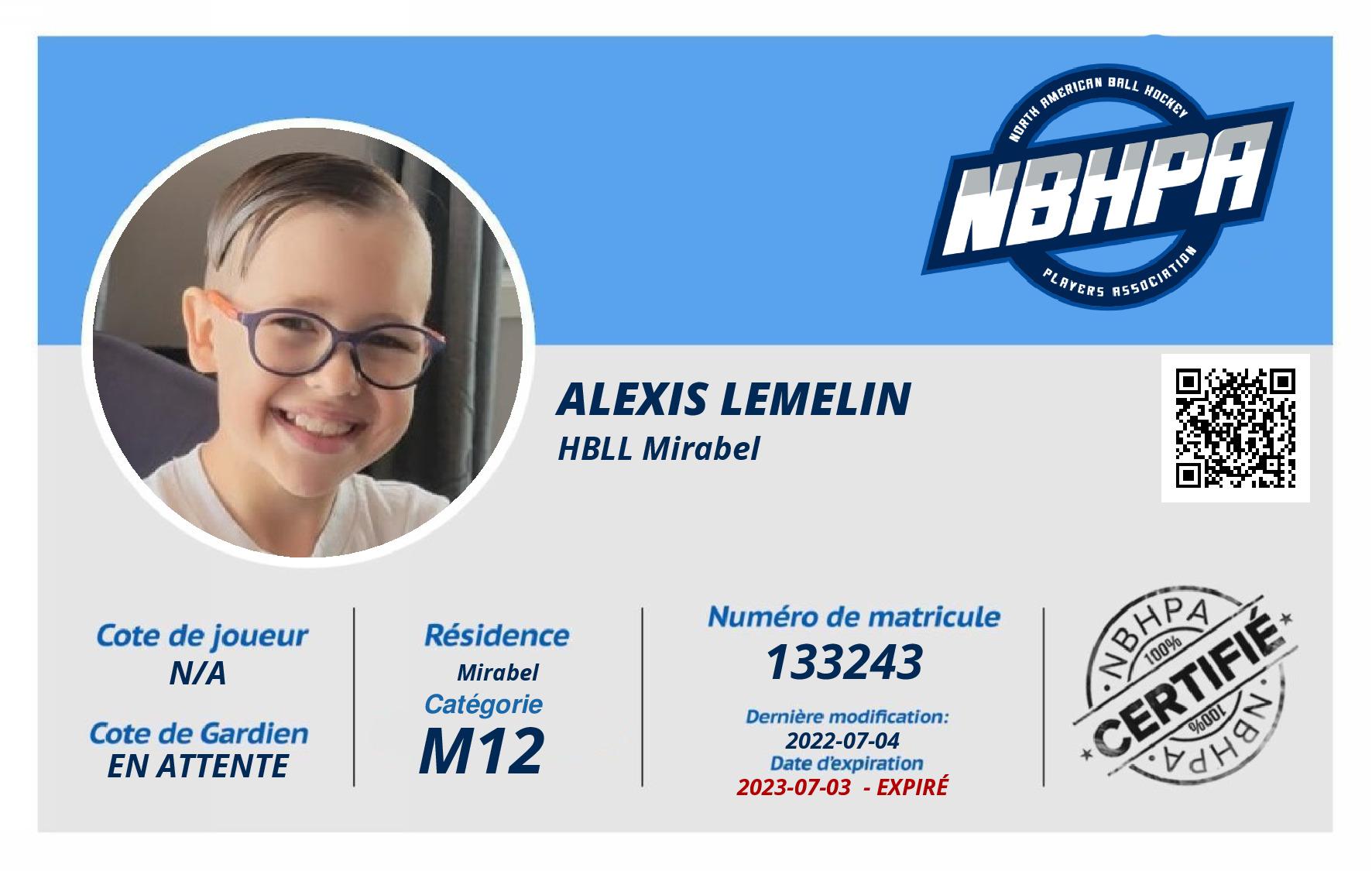 Alexis Lemelin