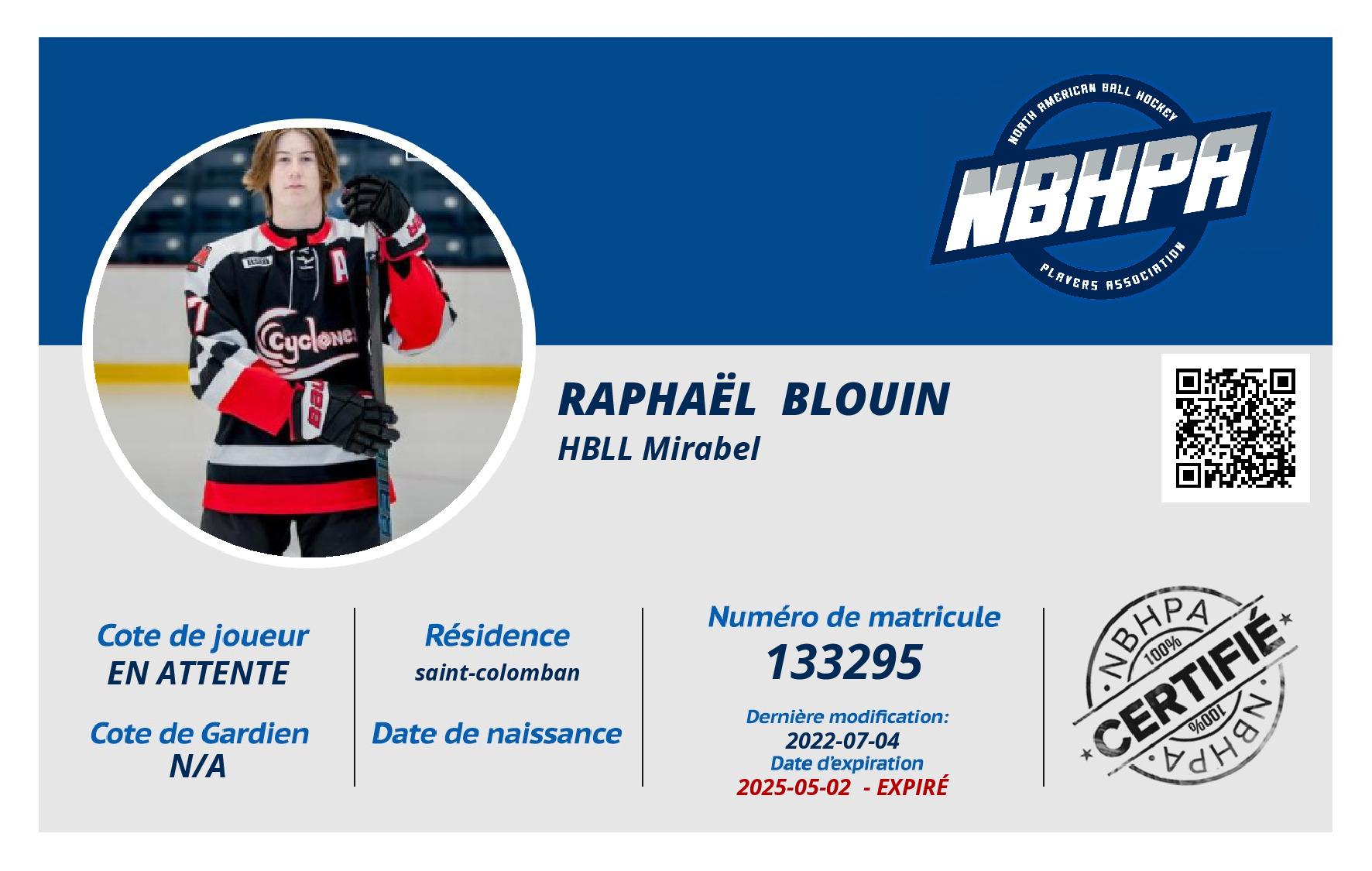 Raphaël  Blouin 