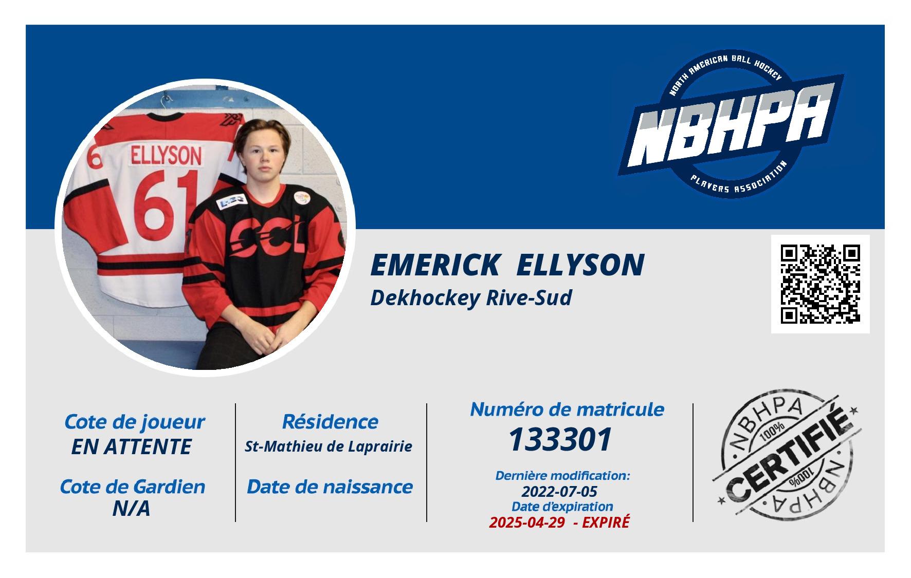 Emerick  Ellyson