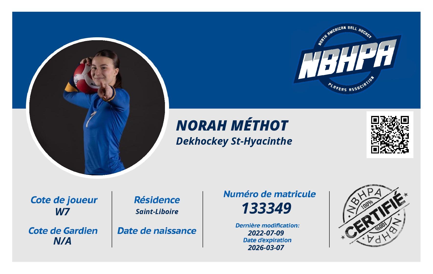 Norah Méthot 