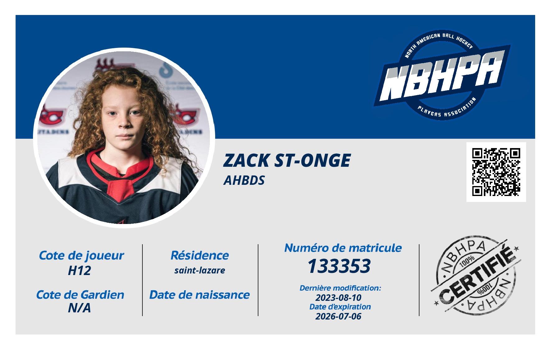 Zack St-Onge