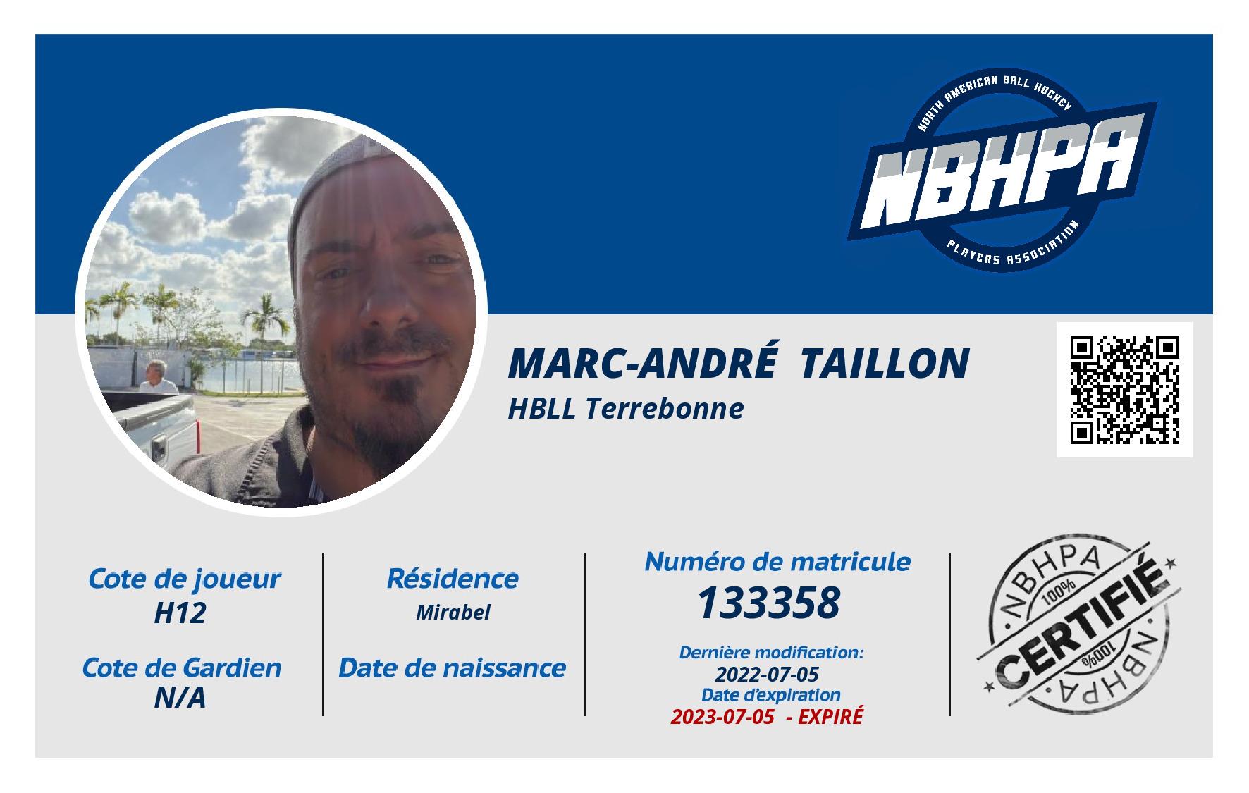 Marc-André  Taillon